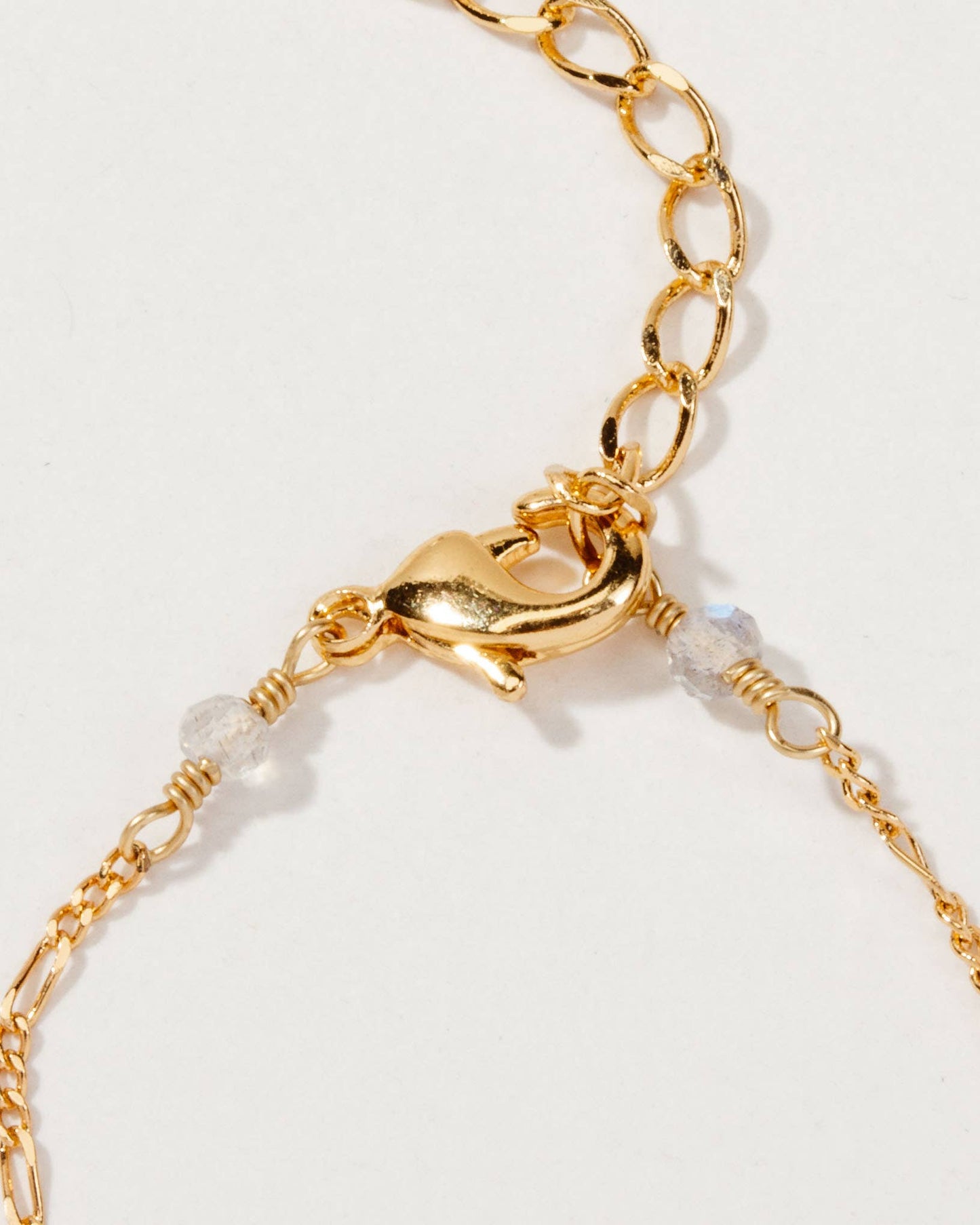 Bermuda Triangle Dainty Collar Halskjede - Prasiolite