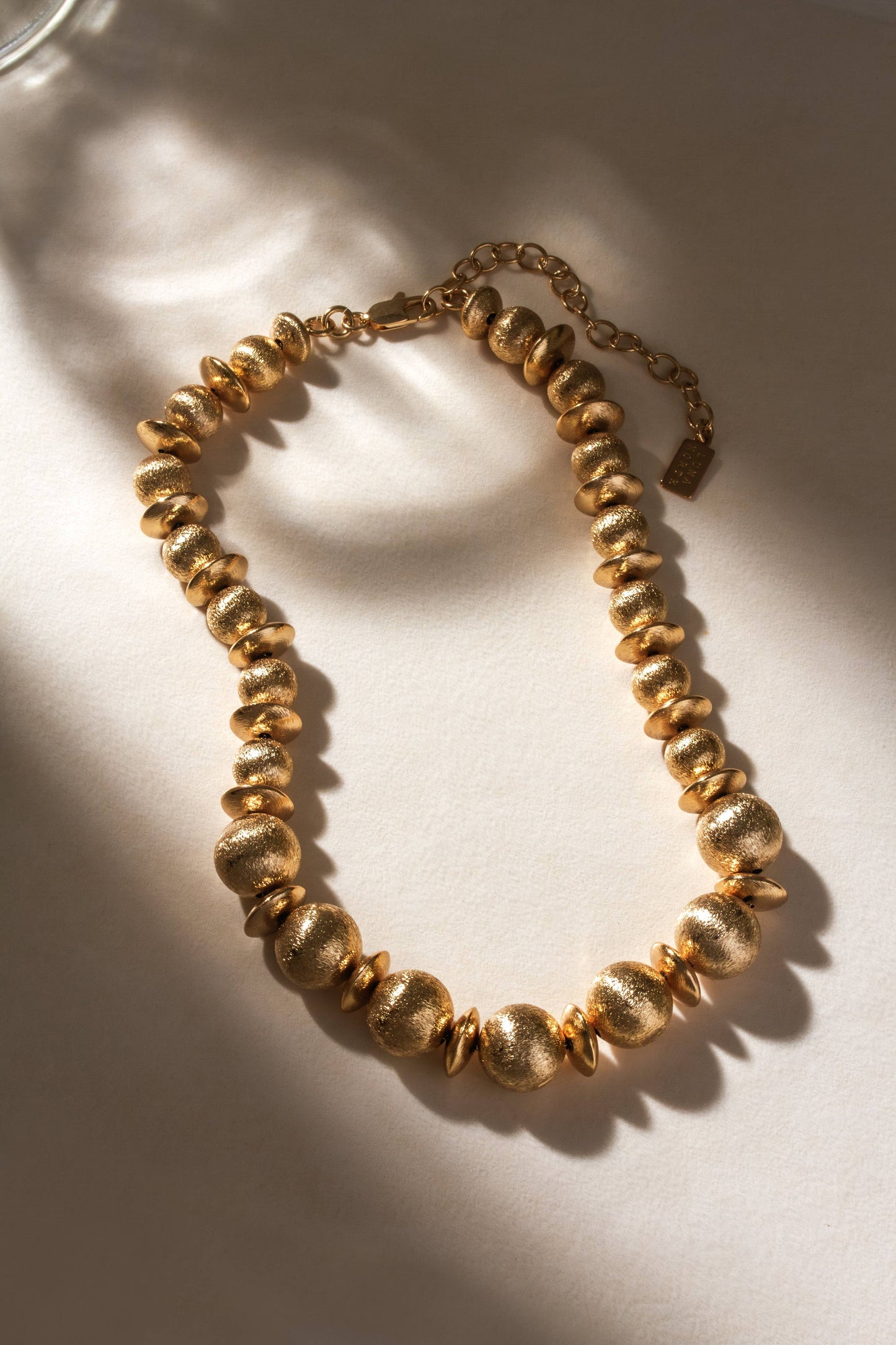 Titan's Gold Bead Halskjede