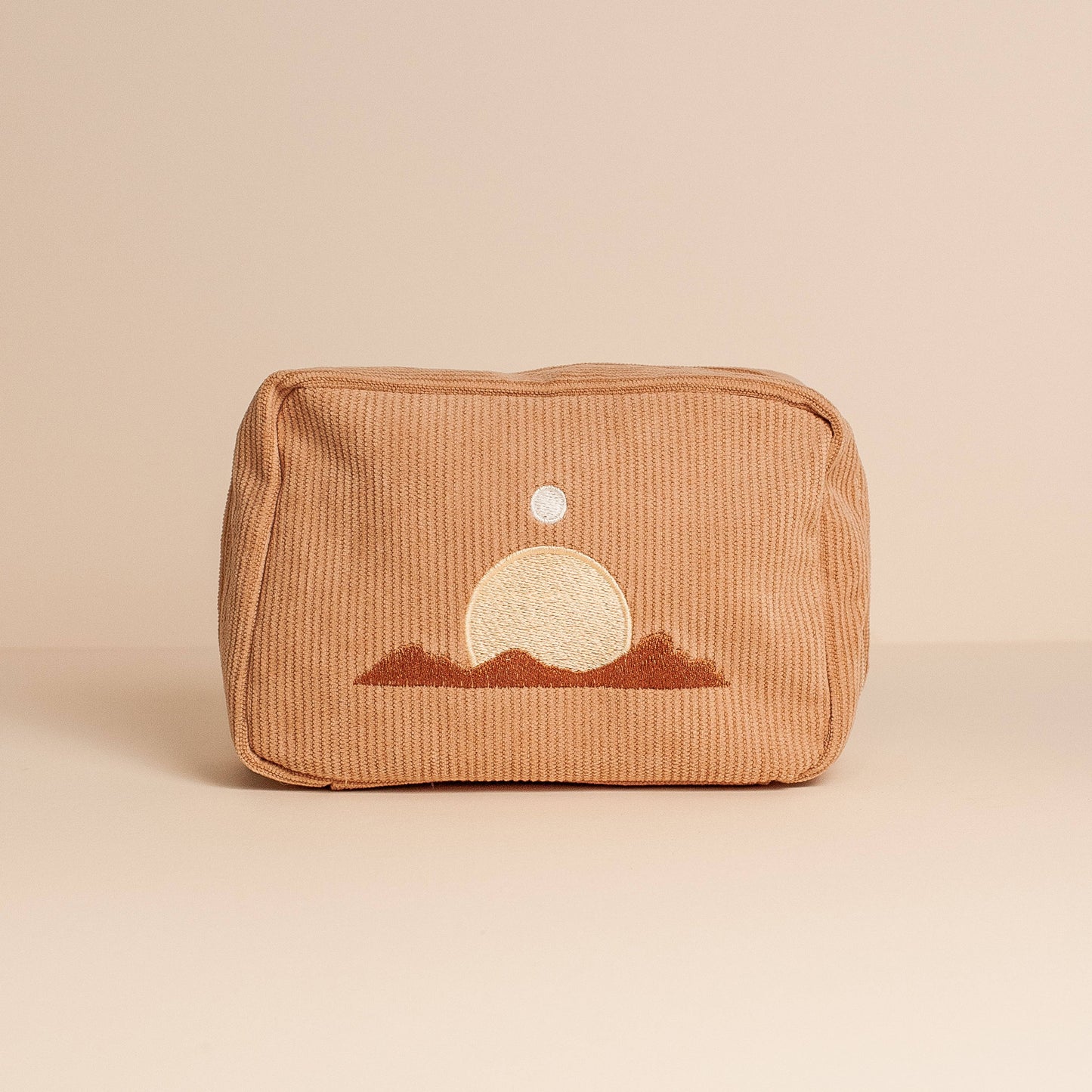 Corduroy Makeup Bag Sand
