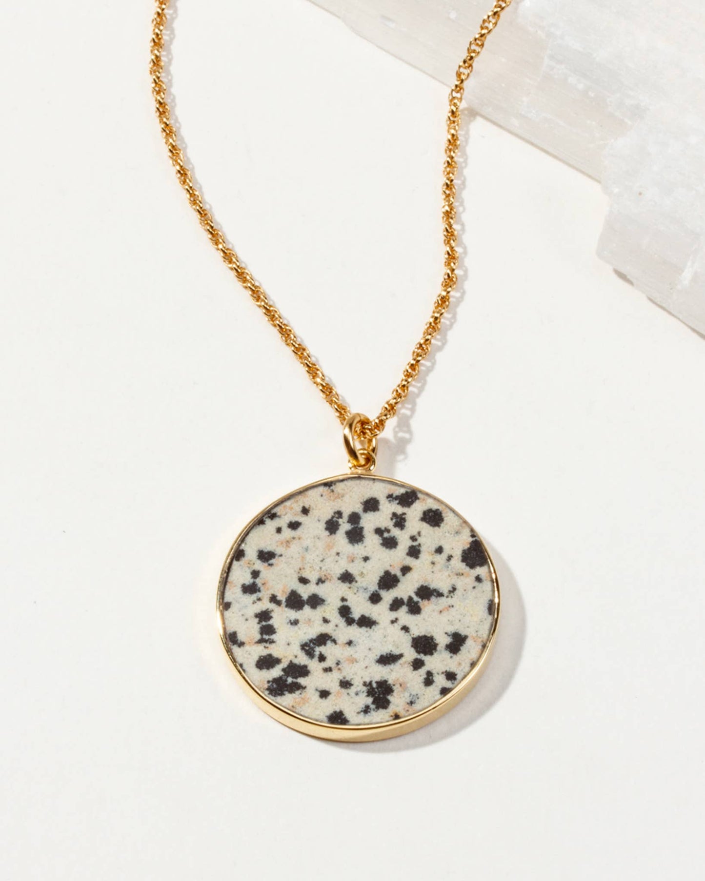 Spot On Long Medallion Halskjede
