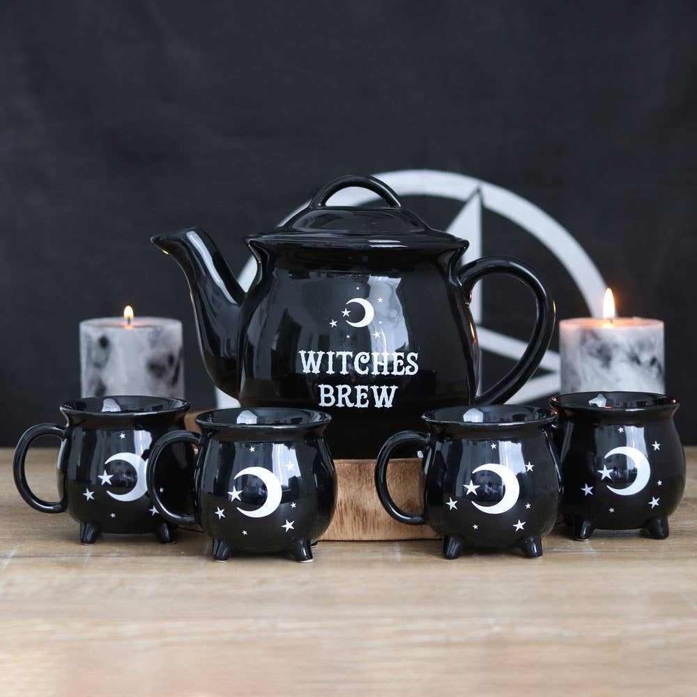 Witches’ Brew – Keramisk Kjele Tekanne & Koppsett