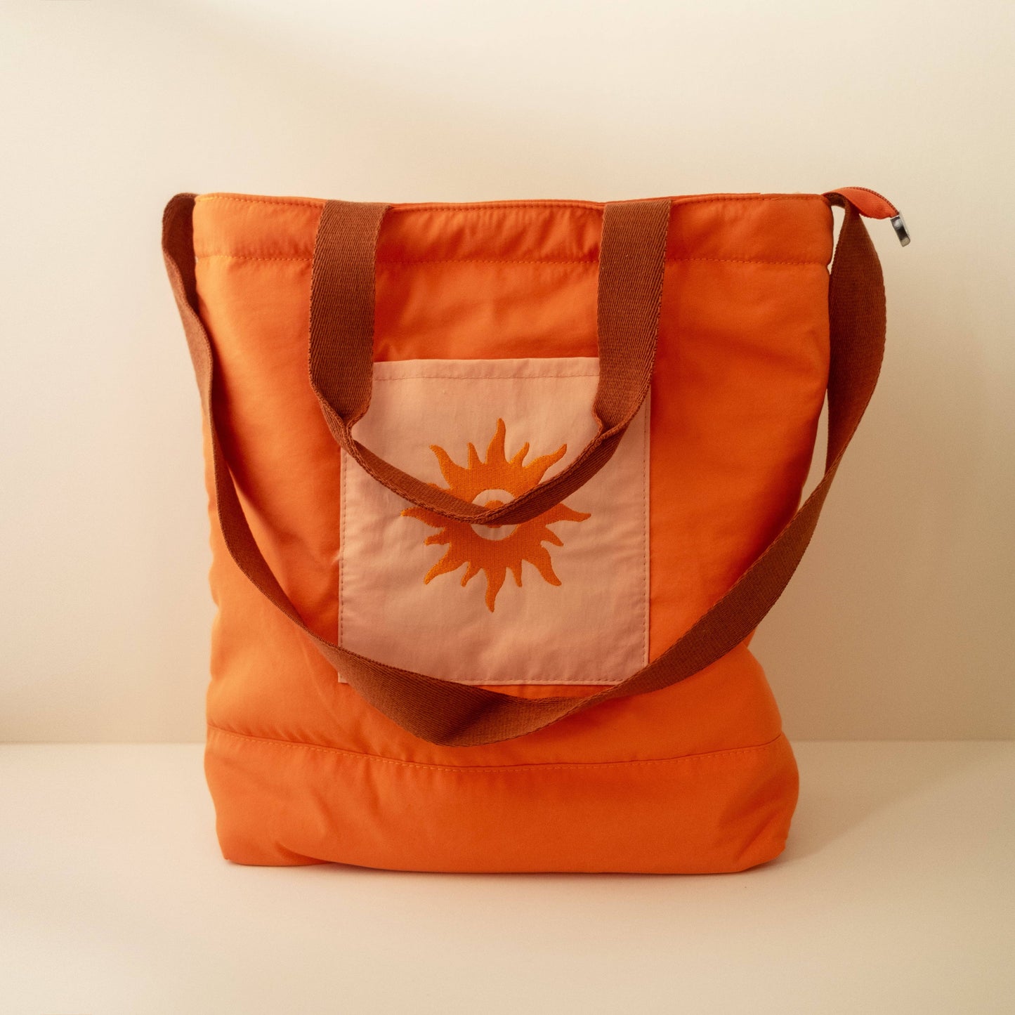 Nylon Beach Tote California Poppy