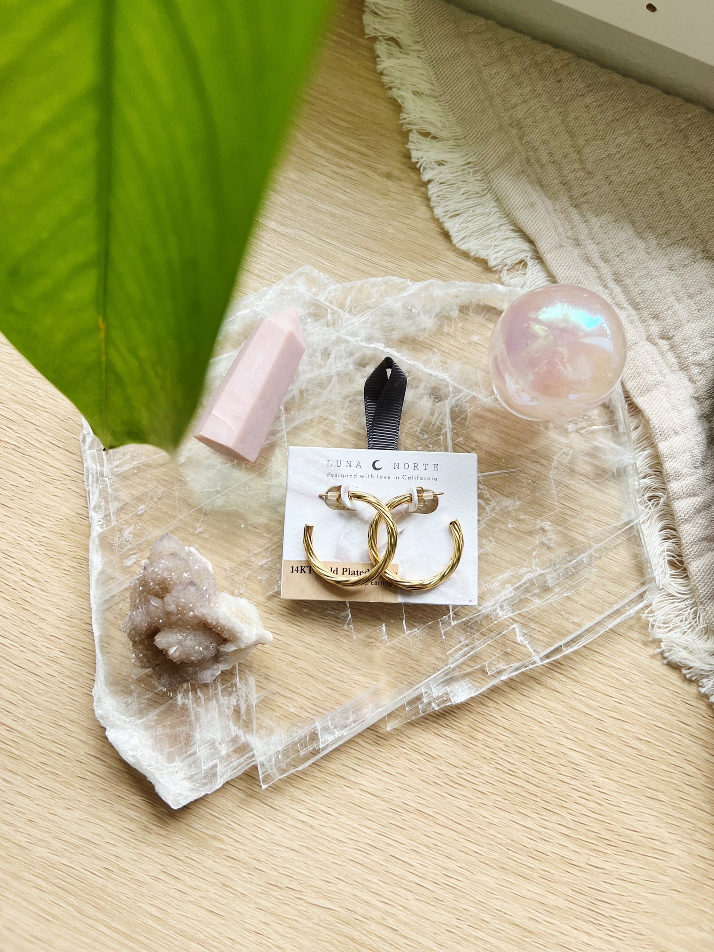 Helix Twisted Hoop Øredobber