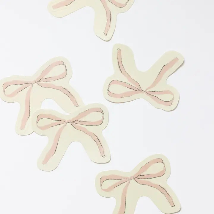Pink Ribbon Bow Klistremerke