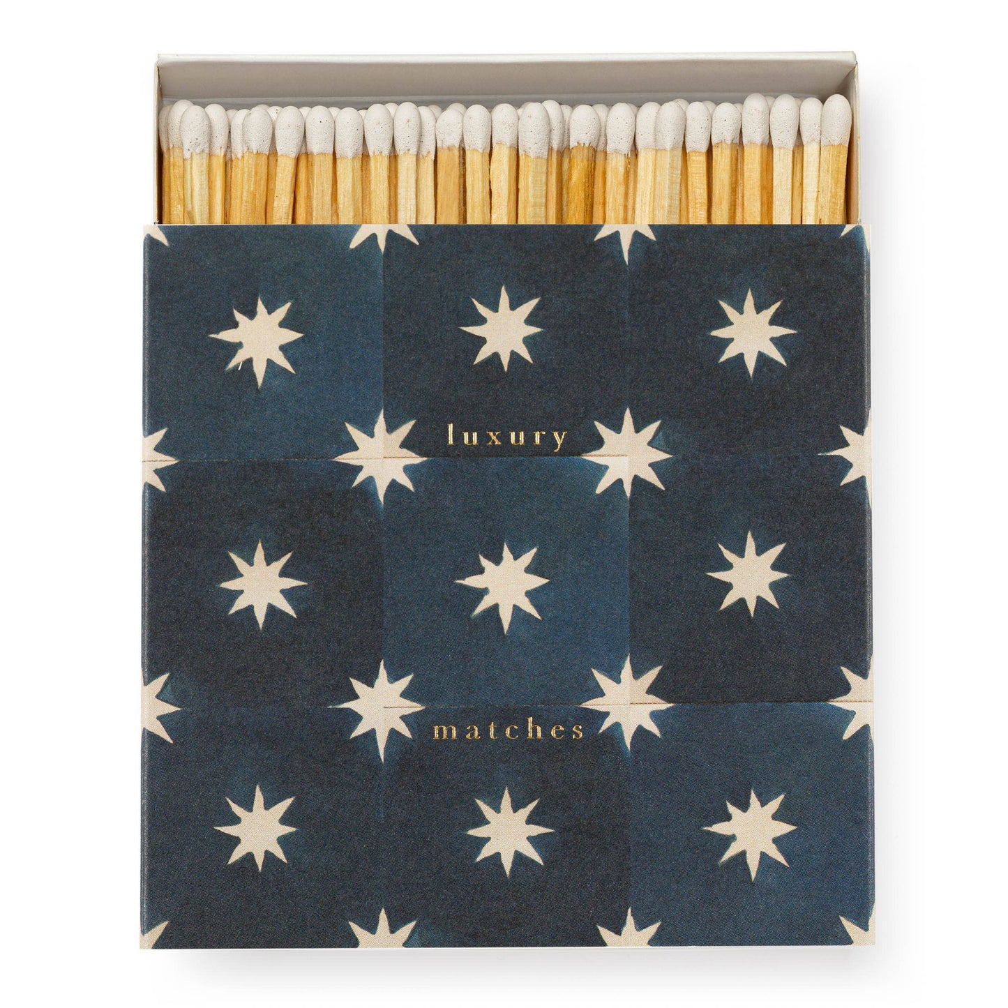 Navy Star Tile by Wanderlust Luxury Fyrstikker