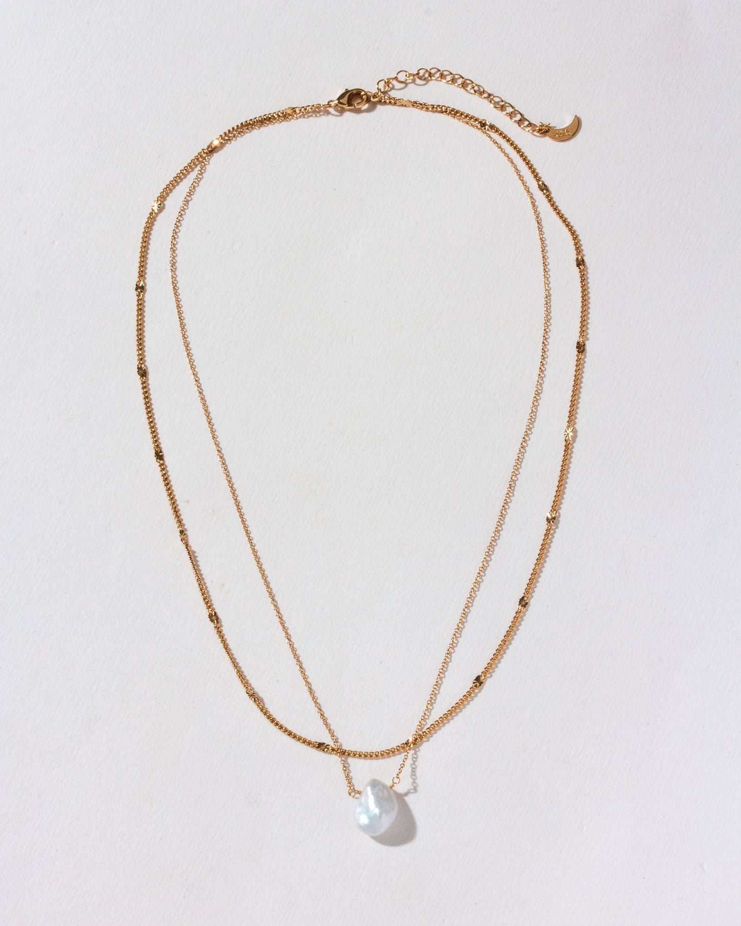 Pearl Tide Layered Halskjede