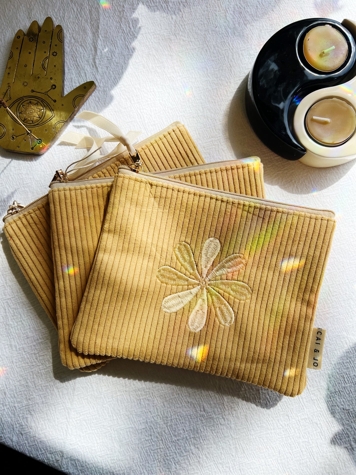 Corduroy Pouch Marigold
