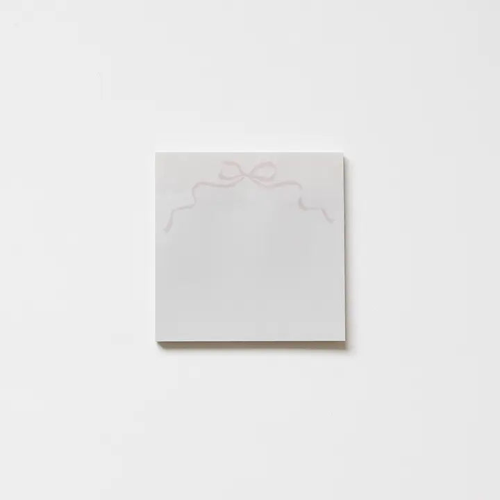Pink Bow Sticky Notes