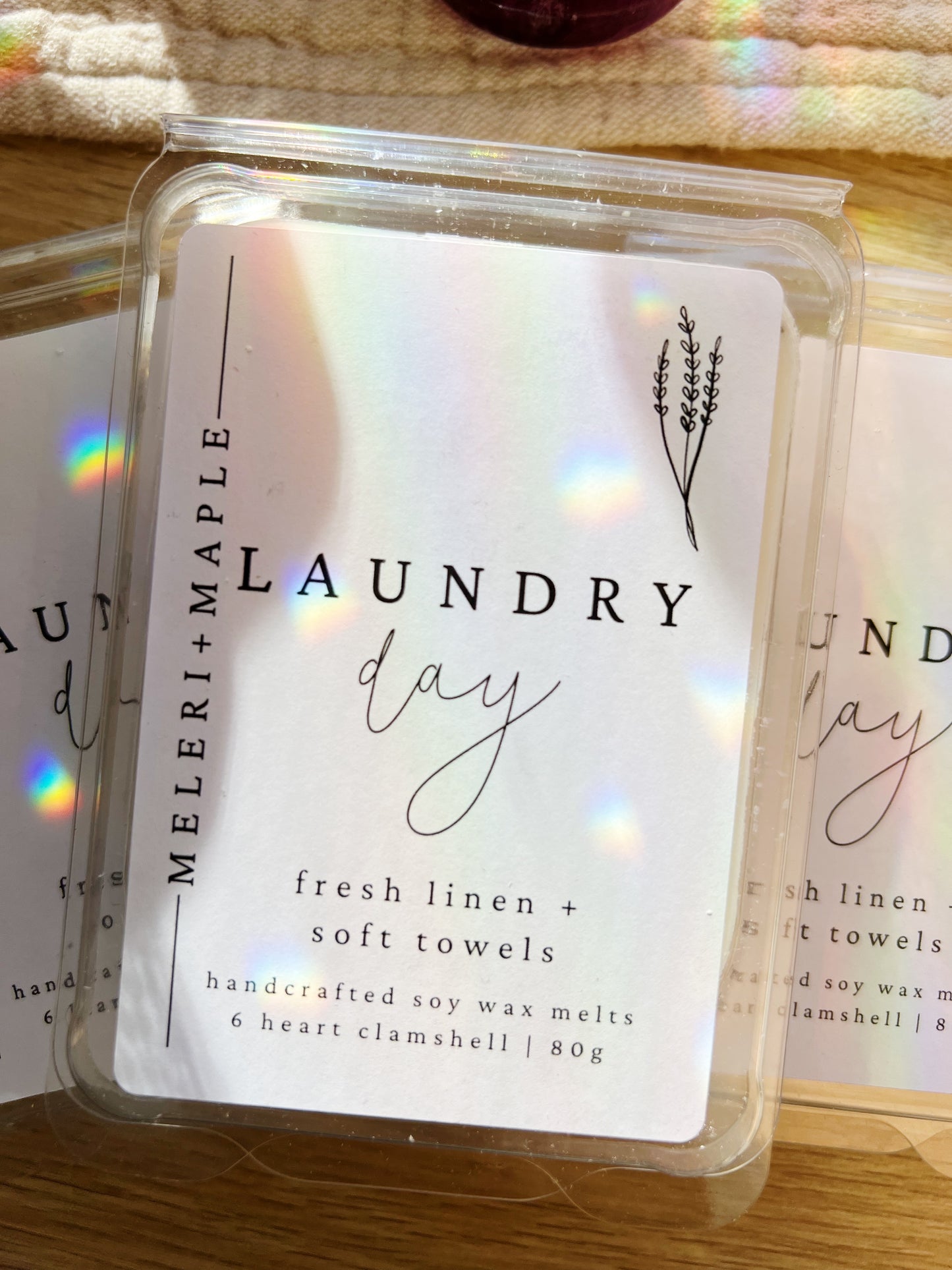 Laundry Day Heart Clamshell Wax Melts