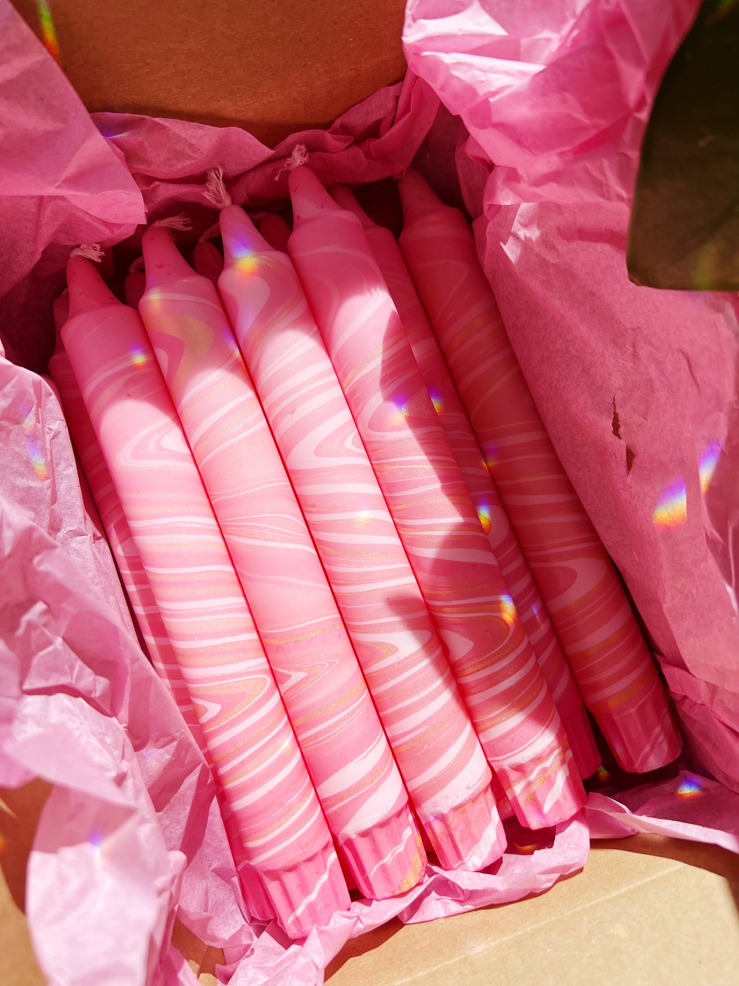 Marble Pink & Gold Luxe: Pink Kronelys