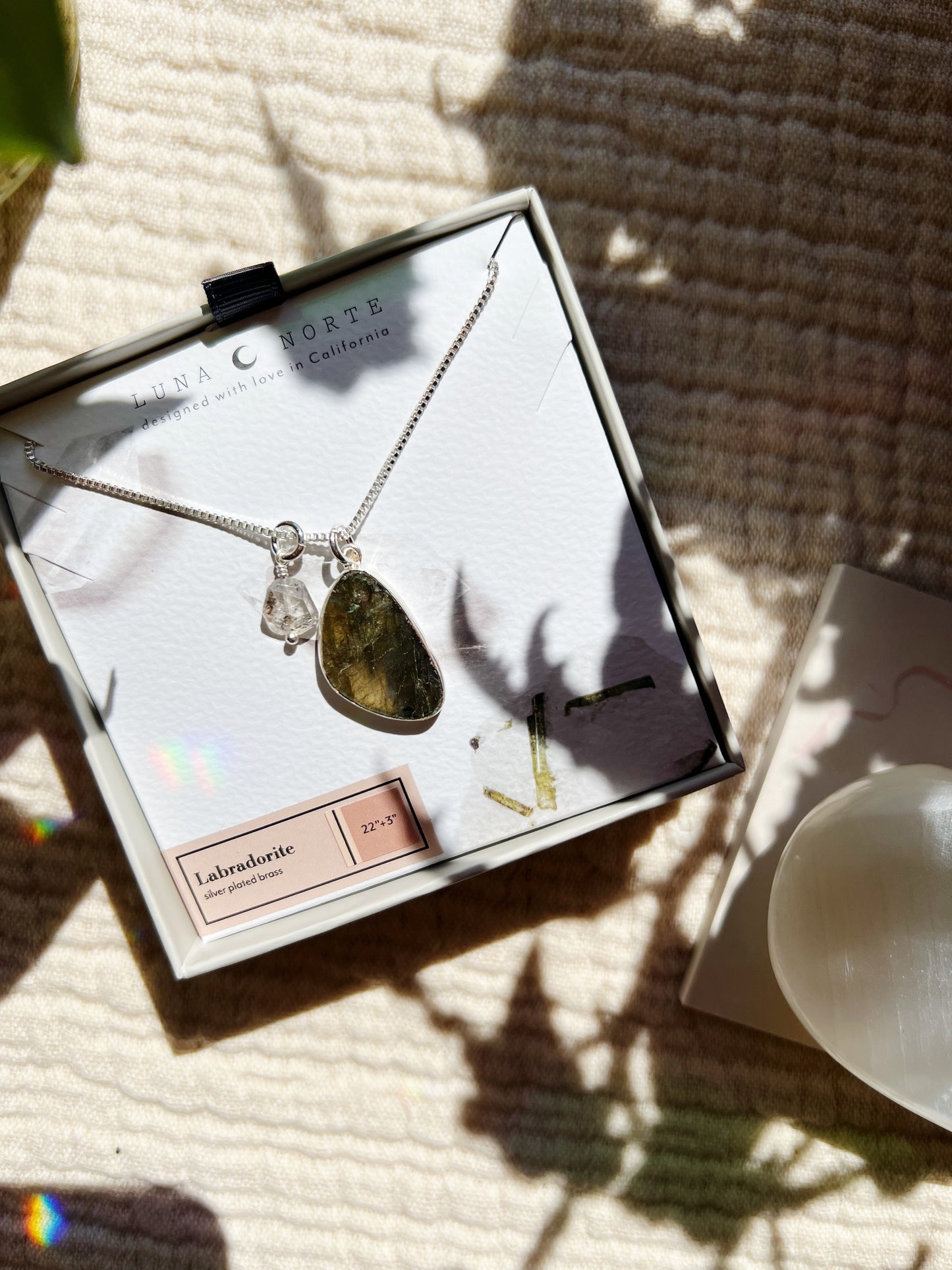 Metamorphosis Halskjede - Labradorite Sølv