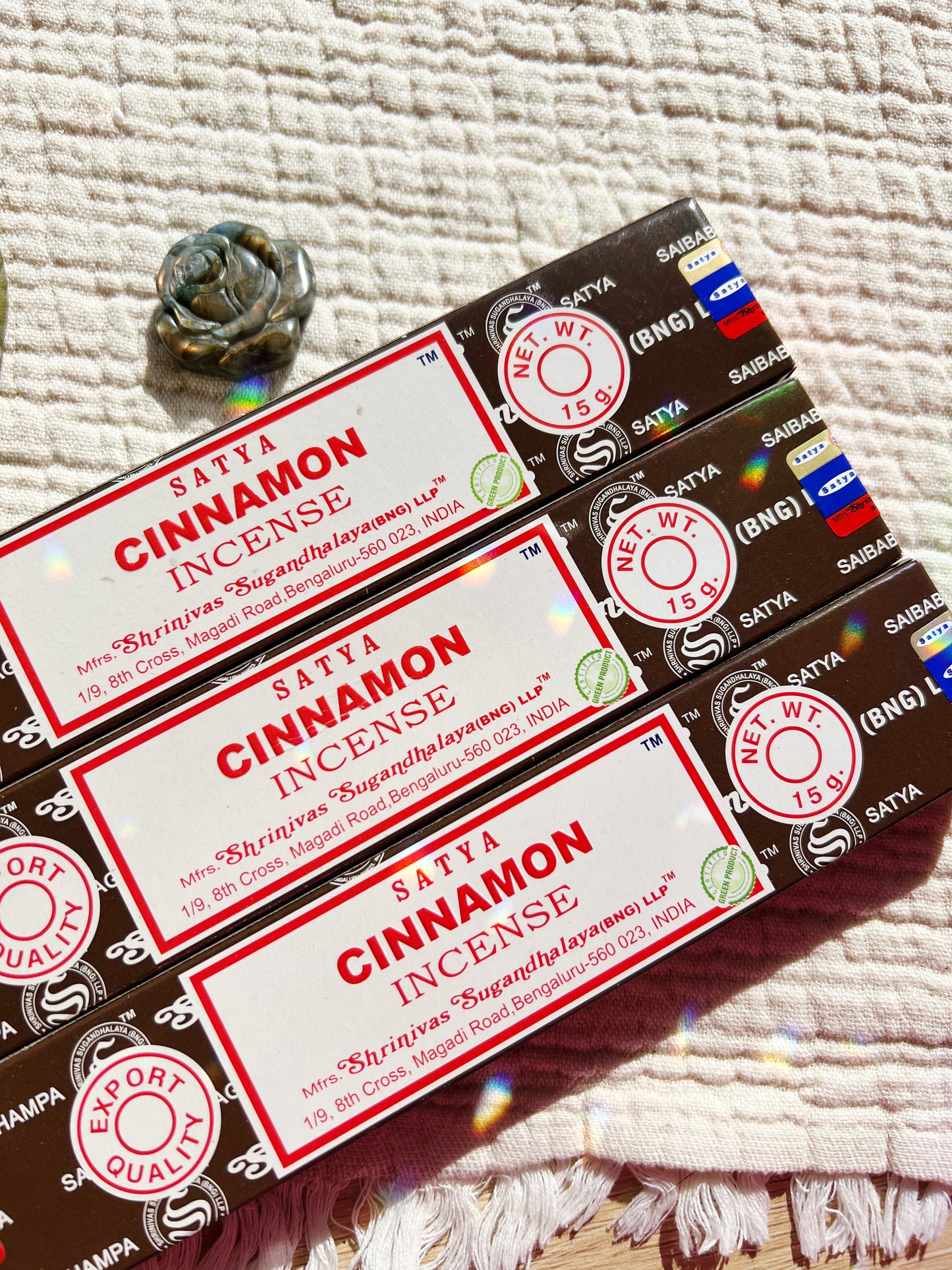 Cinnamon Røkelsepinner Fra Satya