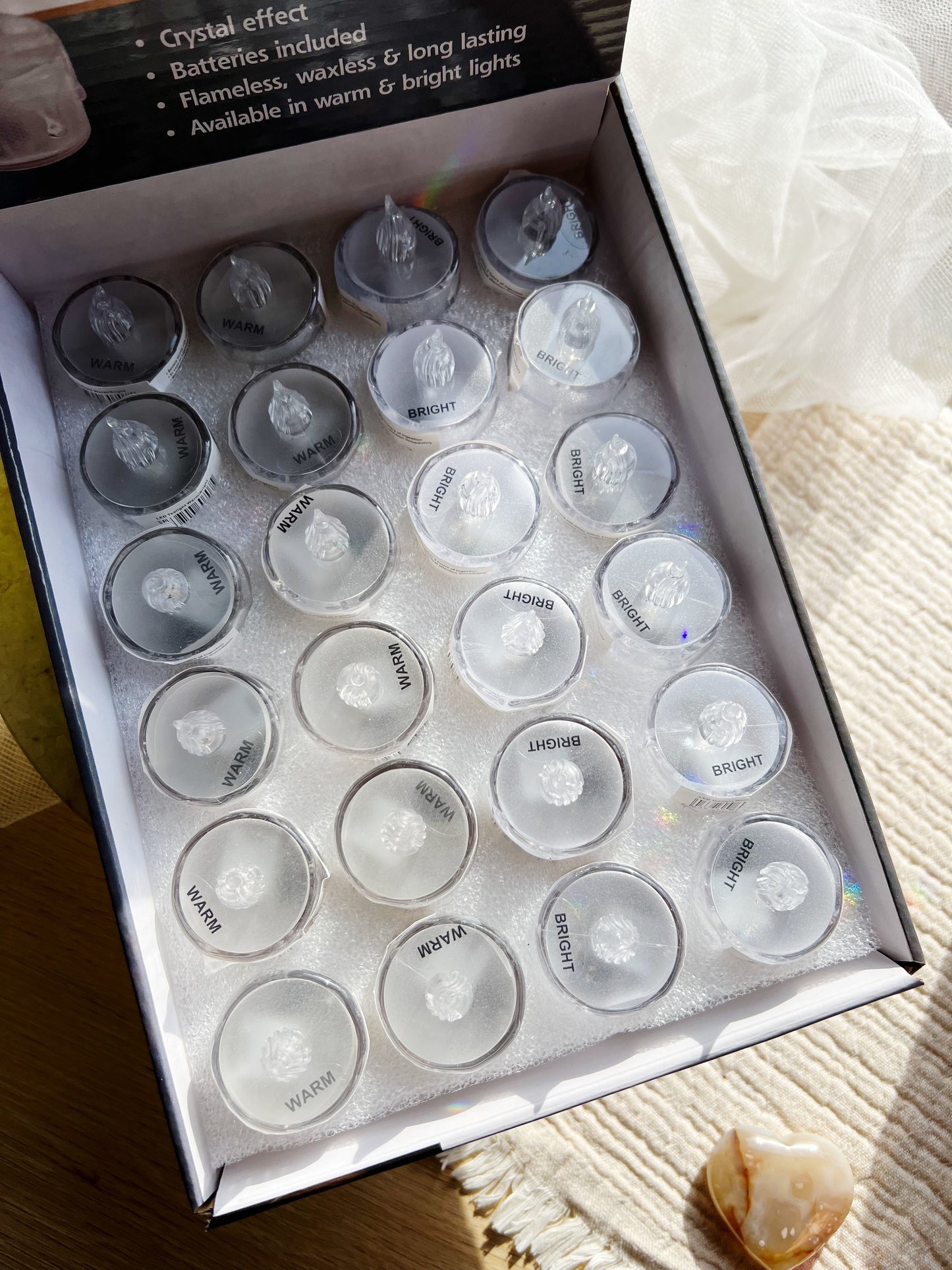 LED Telys – Varmt eller Klart lys