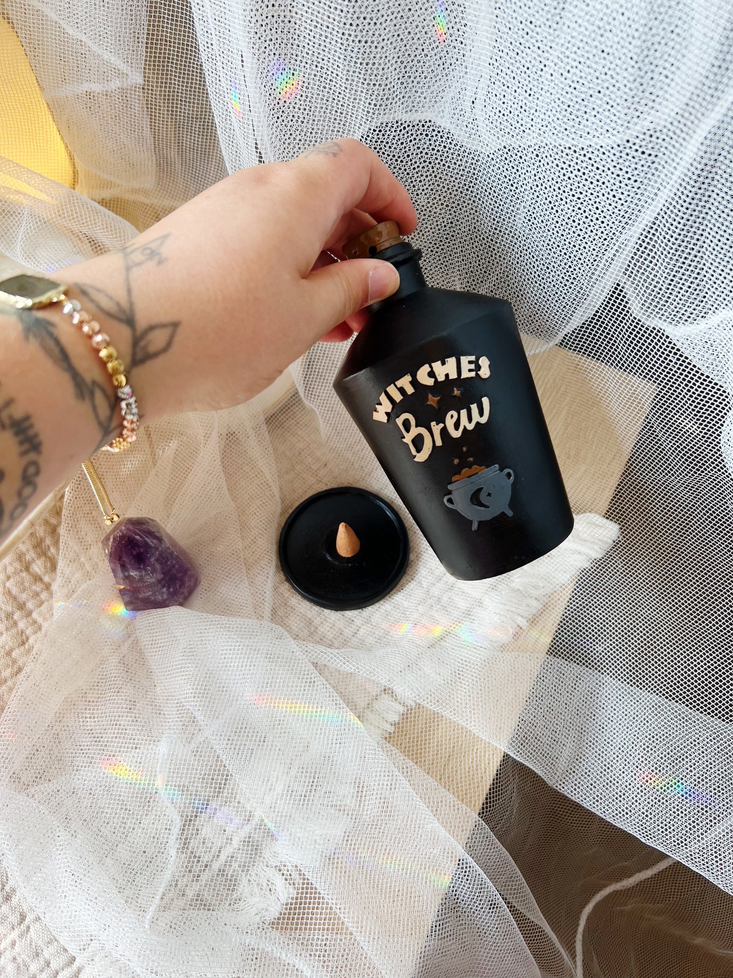 Witches Brew Potion Bottle Røkelseskjegleholder