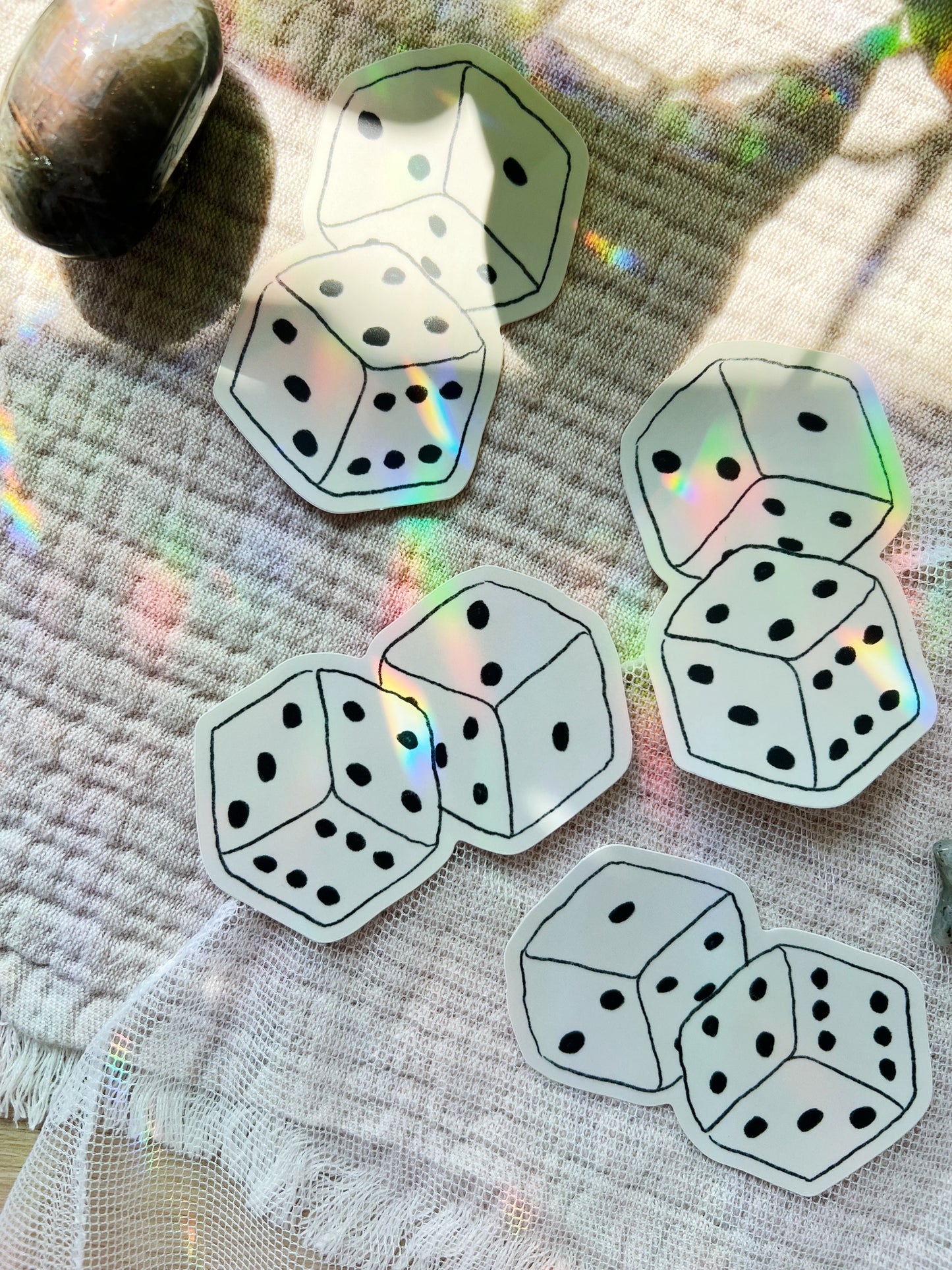 Pair of Dice Klistremerke