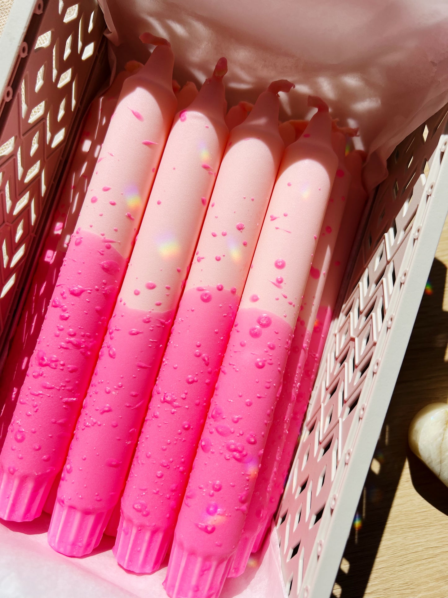 Peach & Pink Splash Kronelys