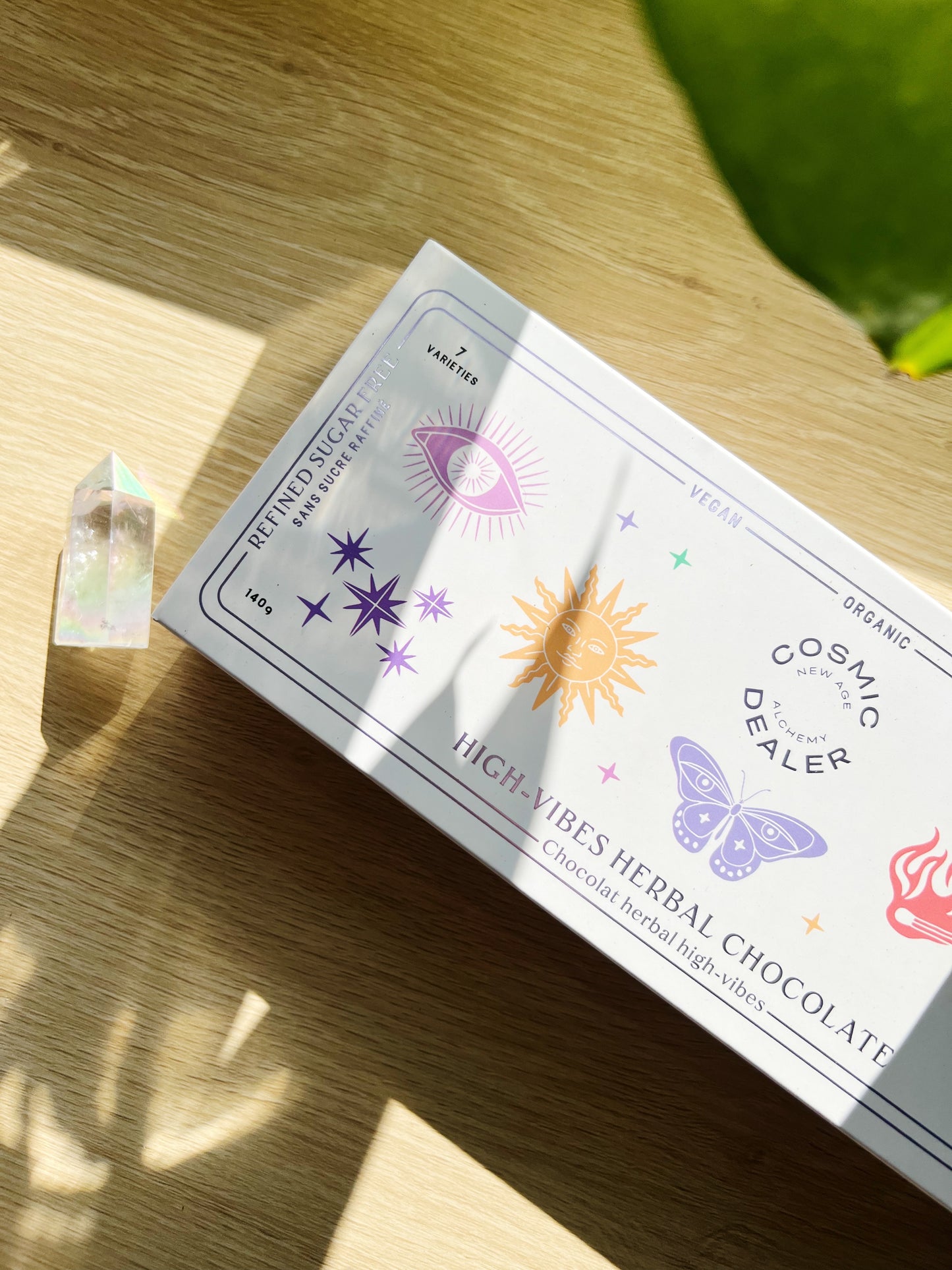 Vegansk Chakra Sjokolade 7stk
