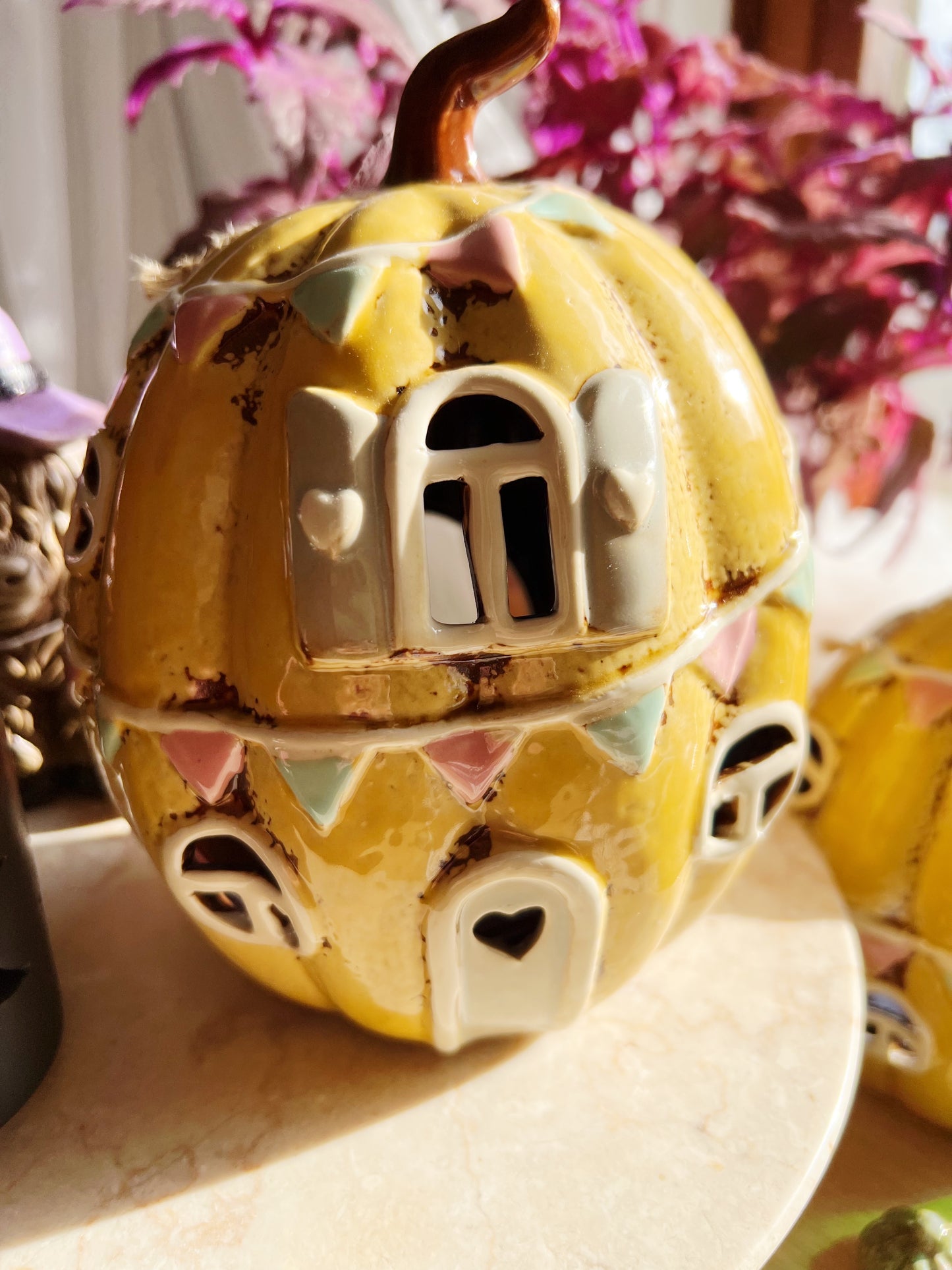 Village Pottery Gult Gresskarhus Til Telys