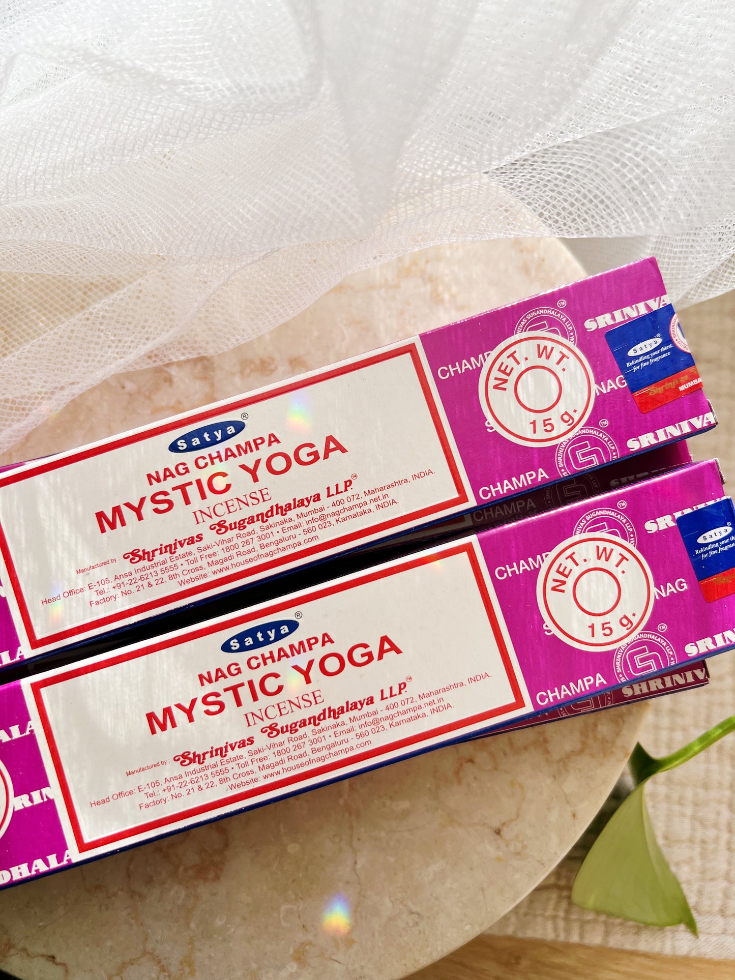 Mystic Yoga Satya Røkelsepinner
