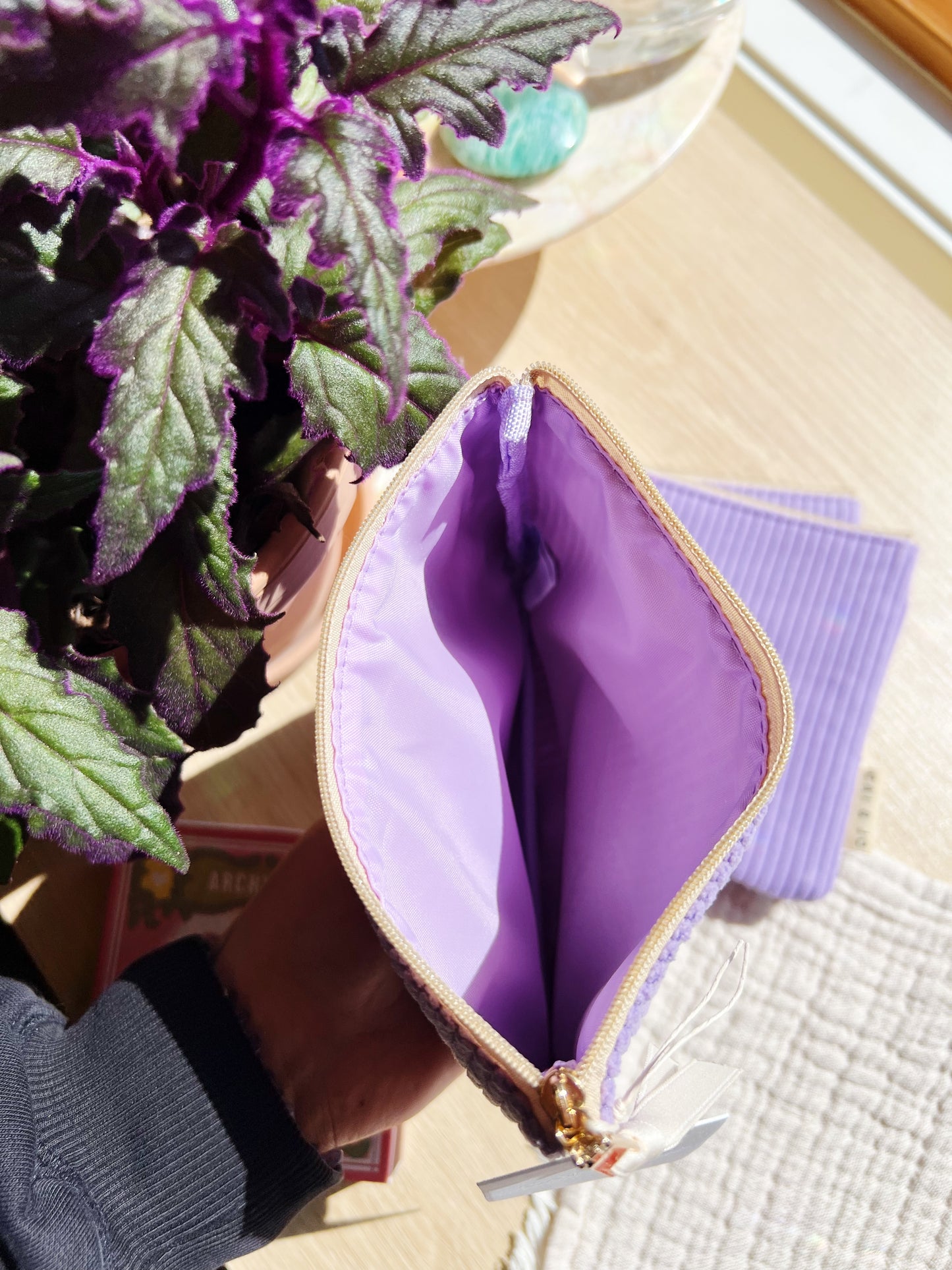 Corduroy Pouch Lavender