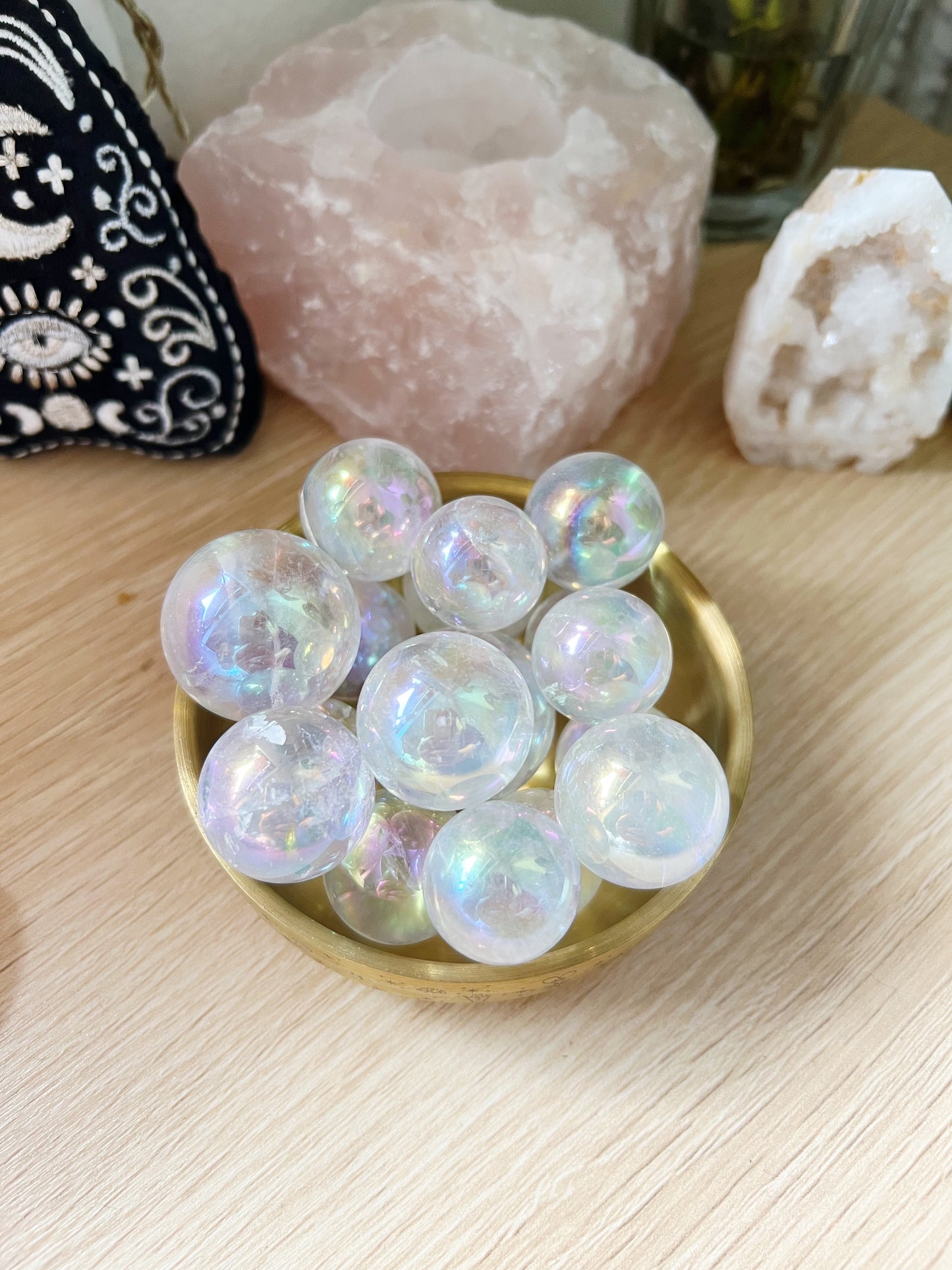 Angel Aura Bergkrystall Kule