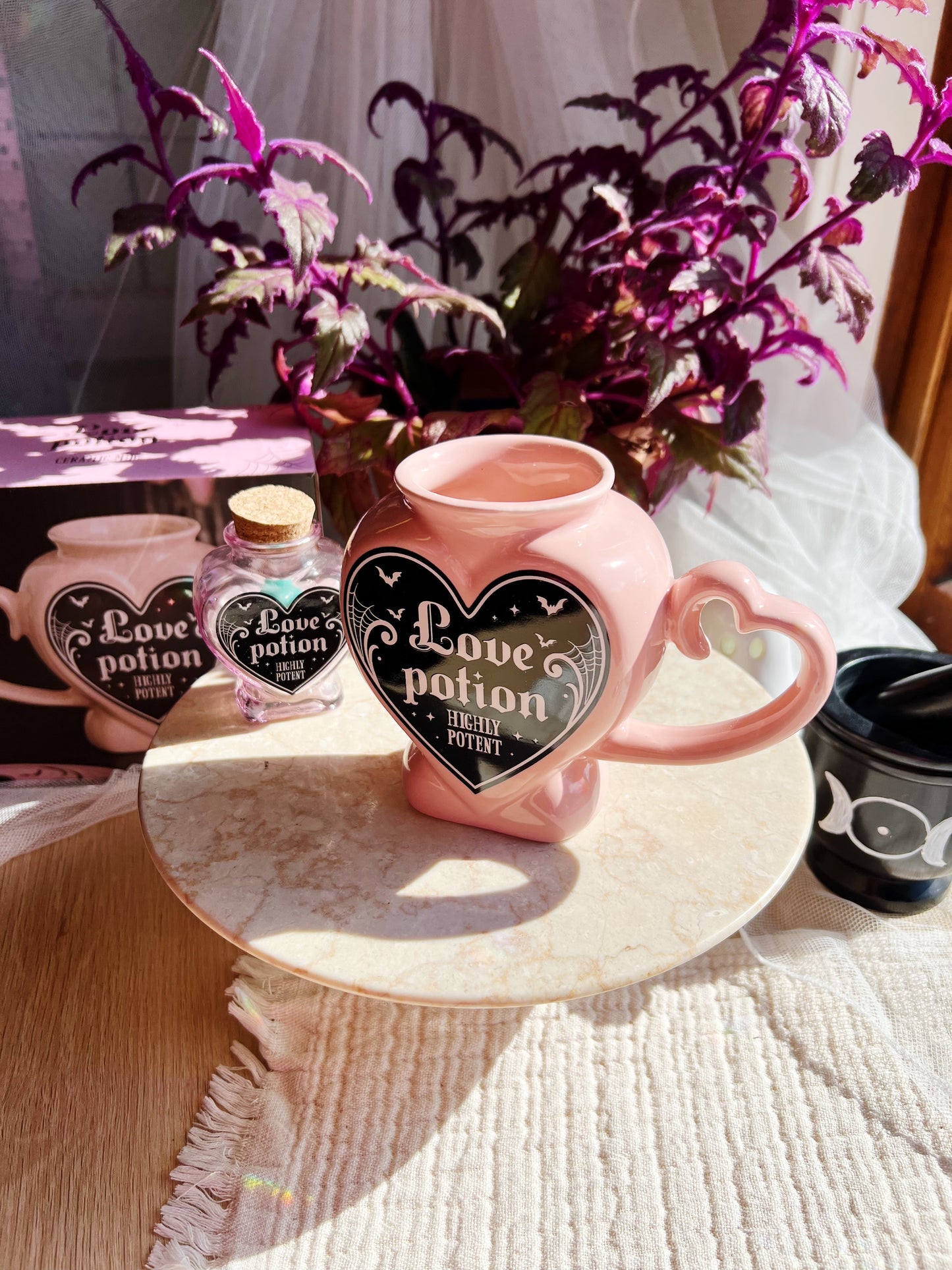 Gothic Love Potion Heart Kopp