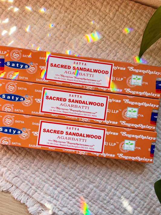 Sacred Sandalwood Satya RĂžkelser