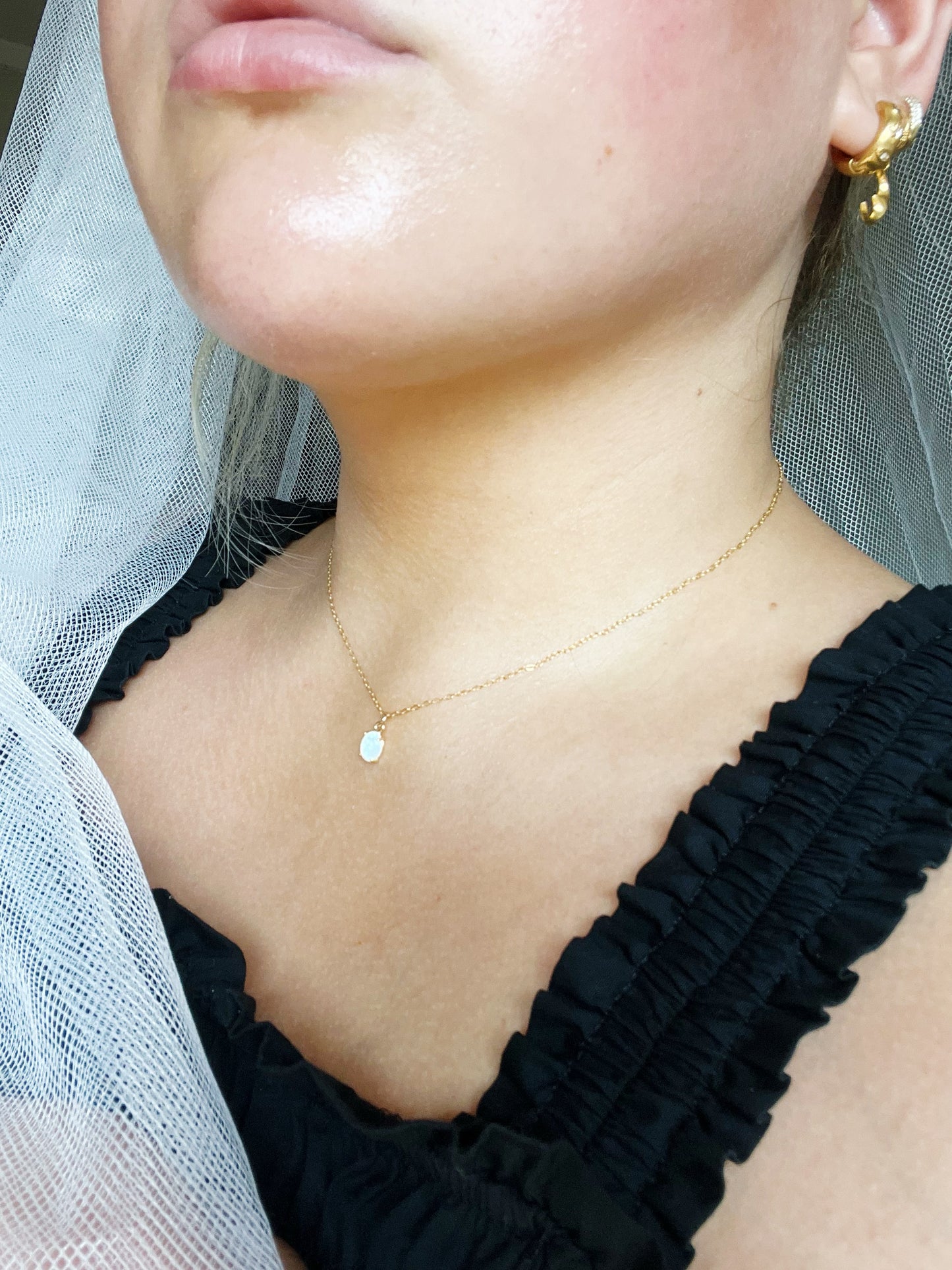 Etiopisk Opal Halskjede