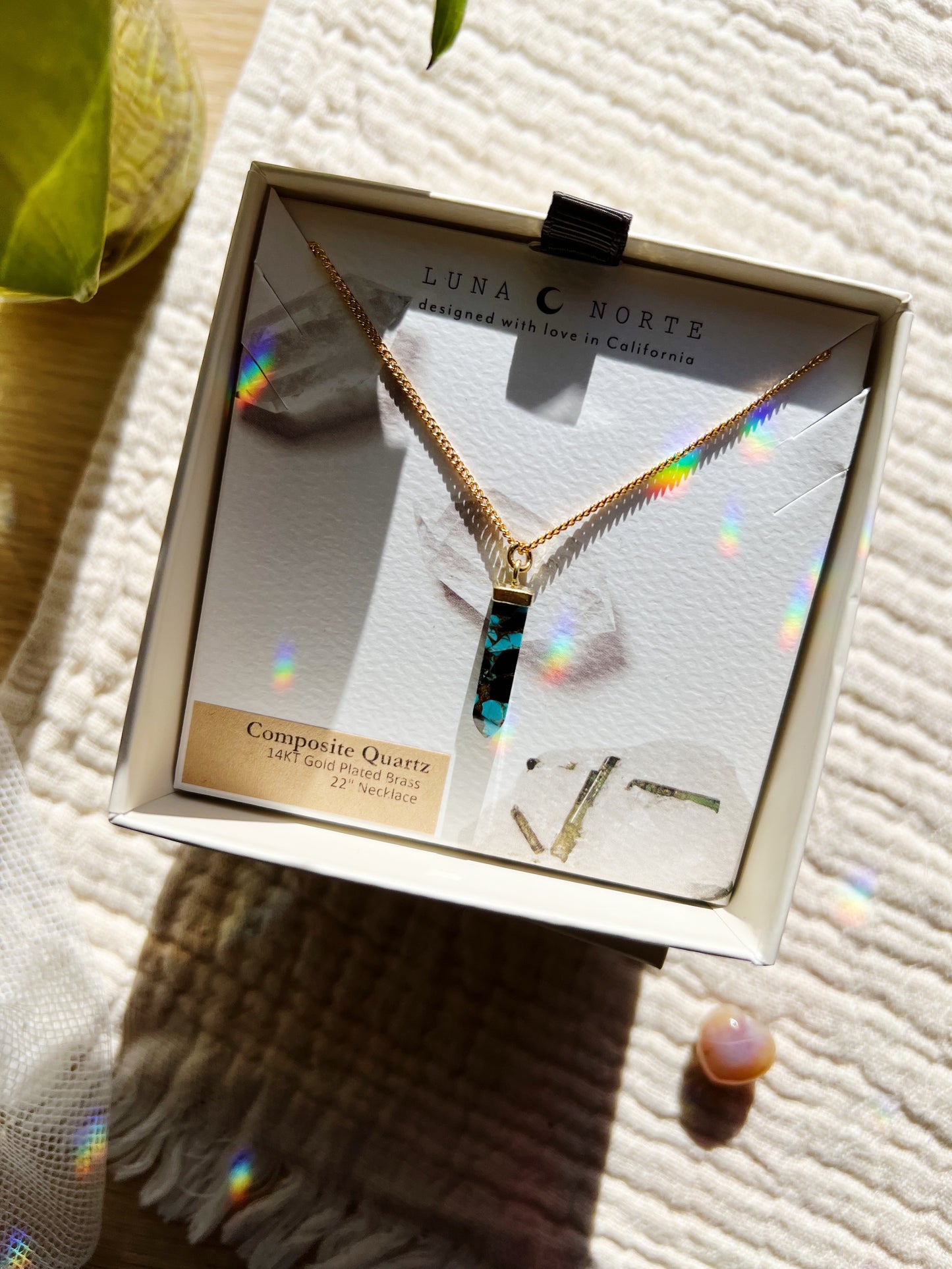 Obelisk Pendant Halskjede - Chameleon