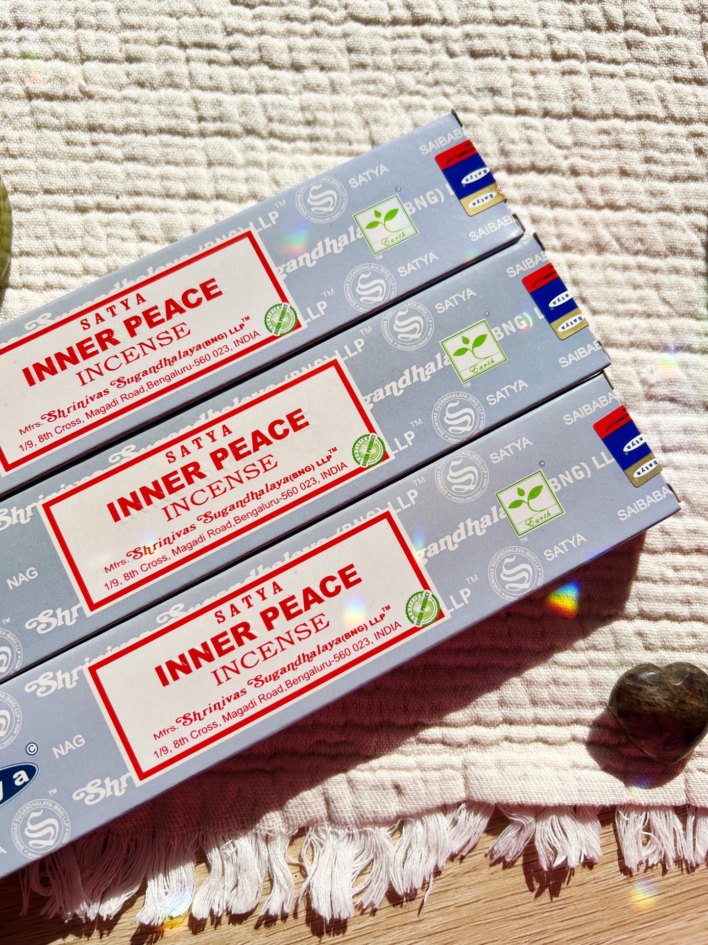 Inner Peace Røkelsepinner Fra Satya