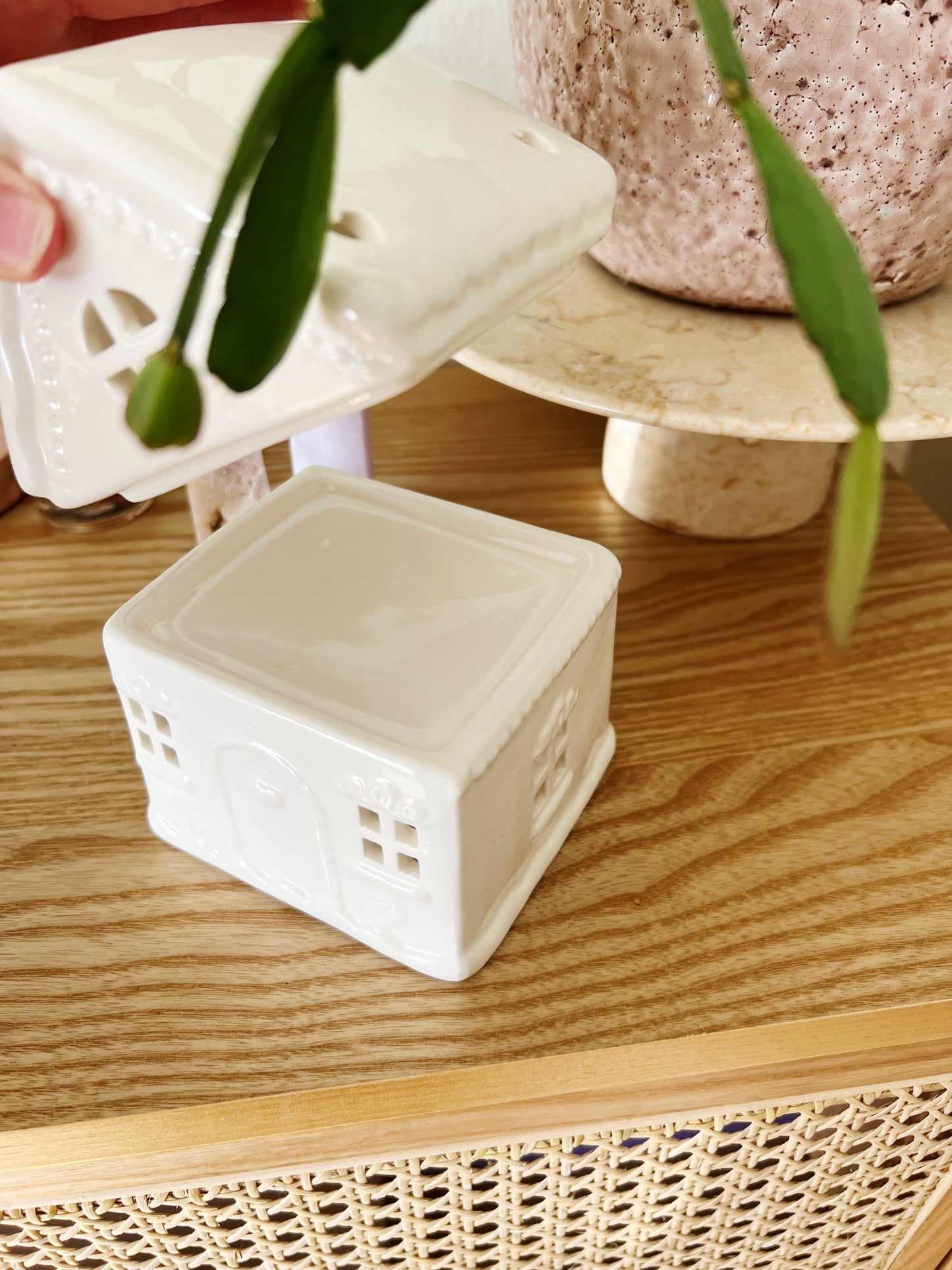 Hvit Pepperkake Hus Til Duft Oljer og Wax Melts