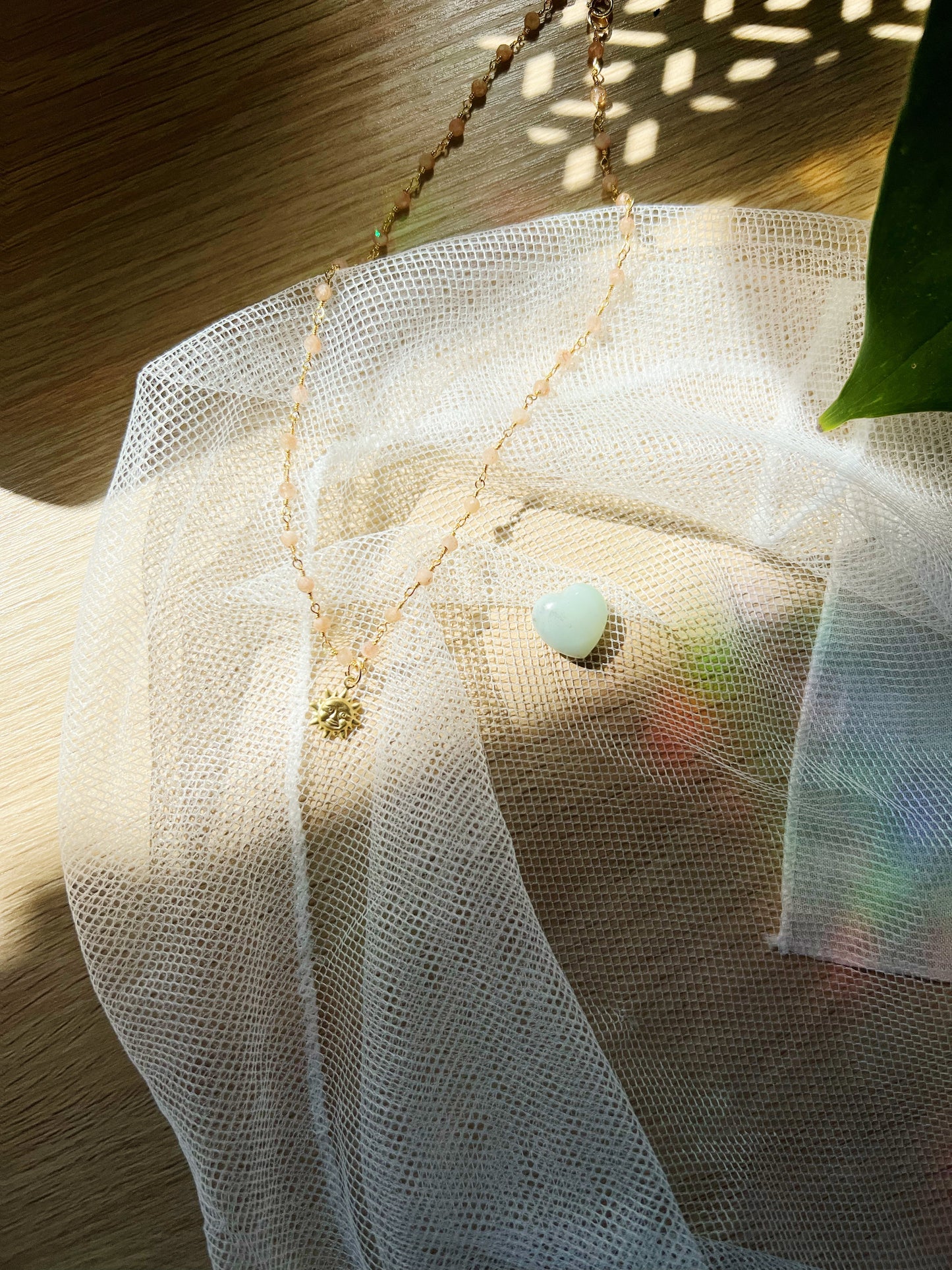 Sun Charm Solstein Halskjede