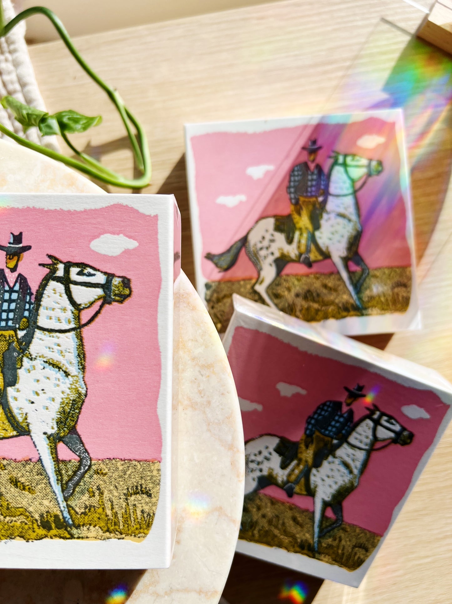 Pink Cowboy Luxury Fyrstikker