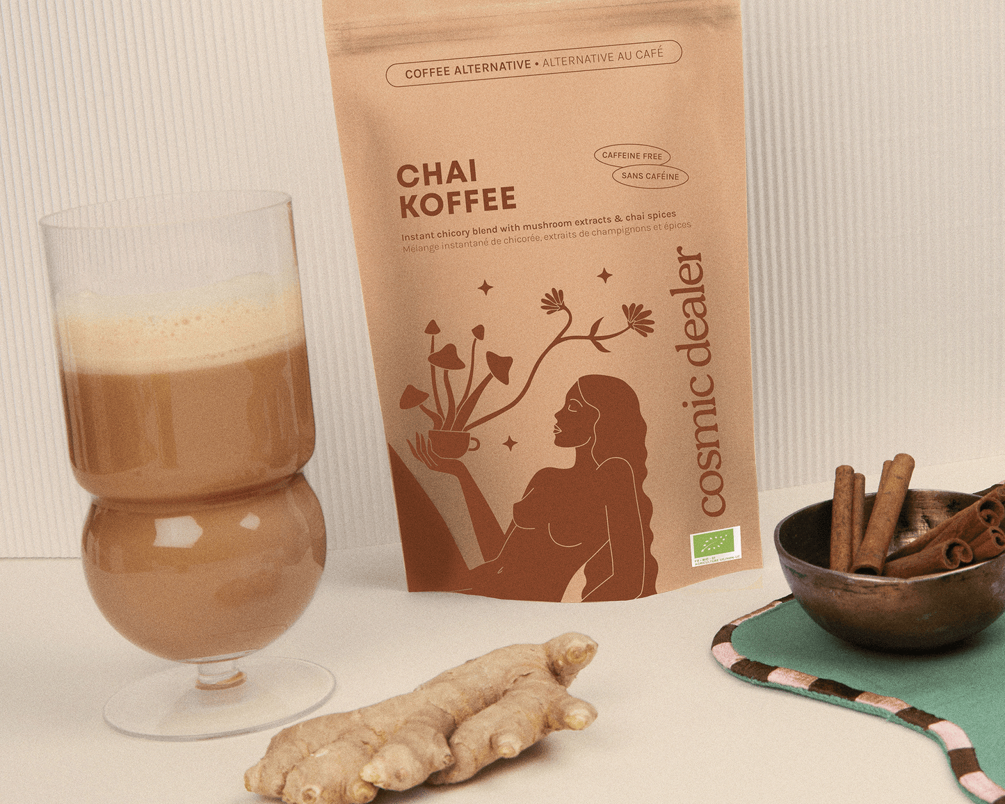 Herbal Koffee : Chai Spices + Lionsmane