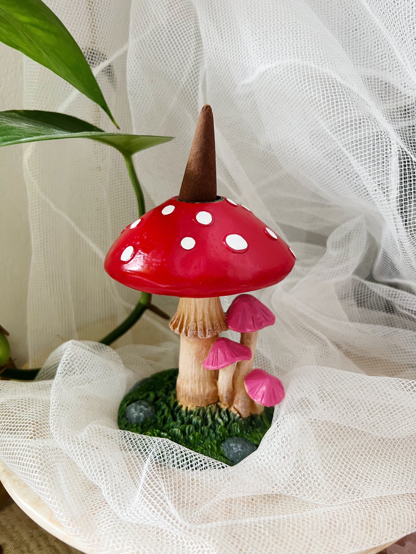 Mushroom Backflow Røkelsesholder