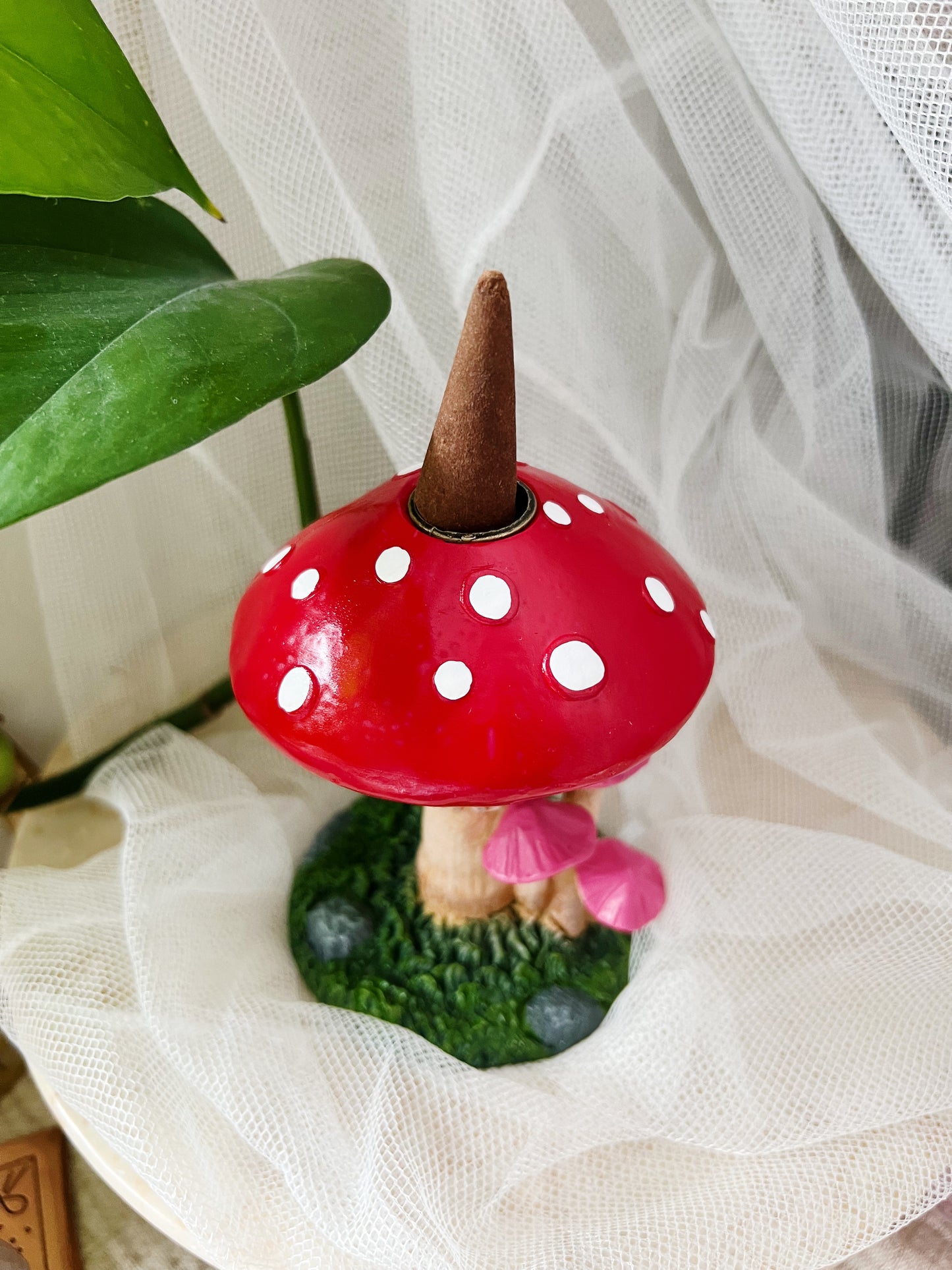 Mushroom Backflow Røkelsesholder