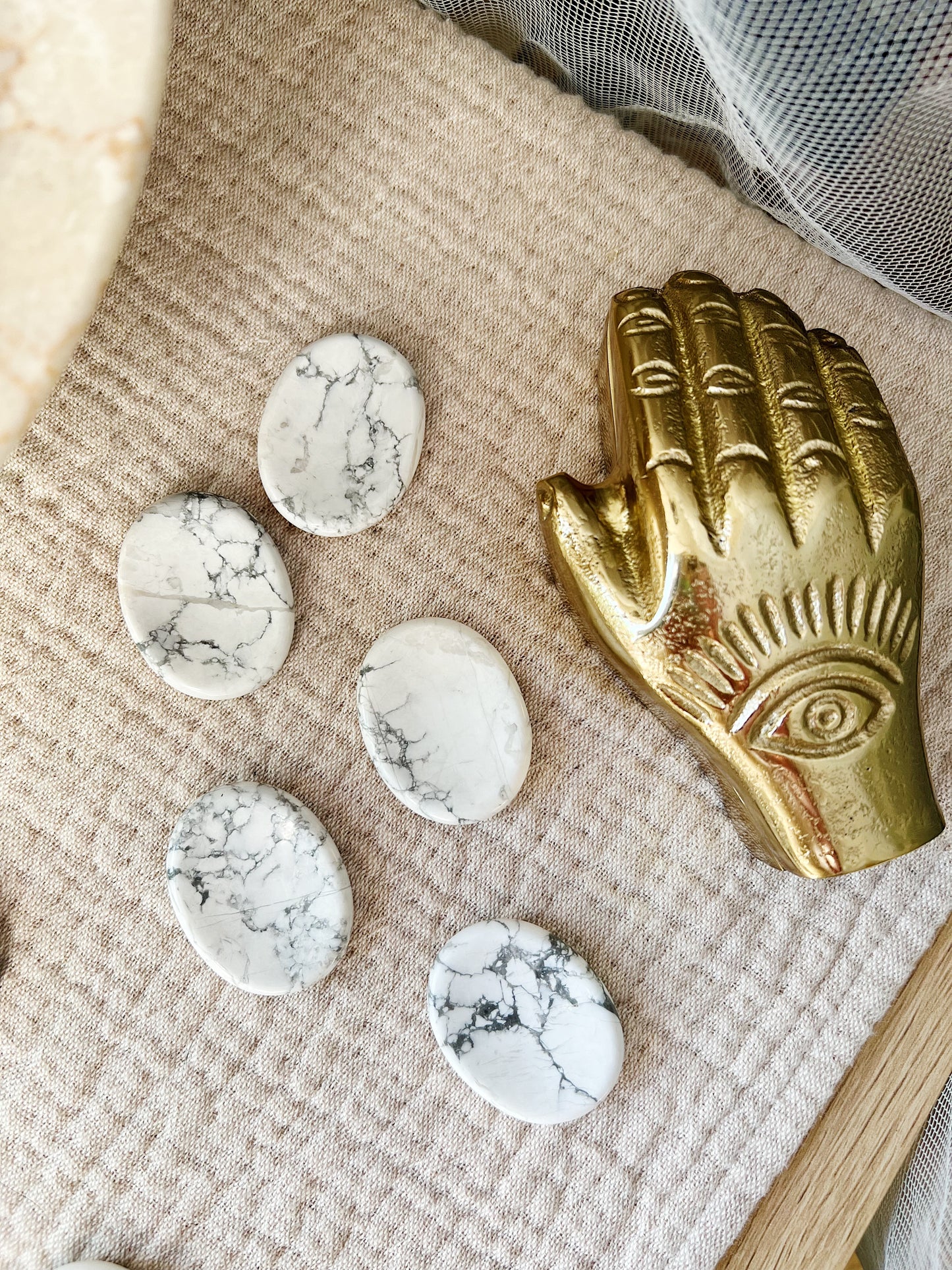 Hovelitt Worry Stone Krystall