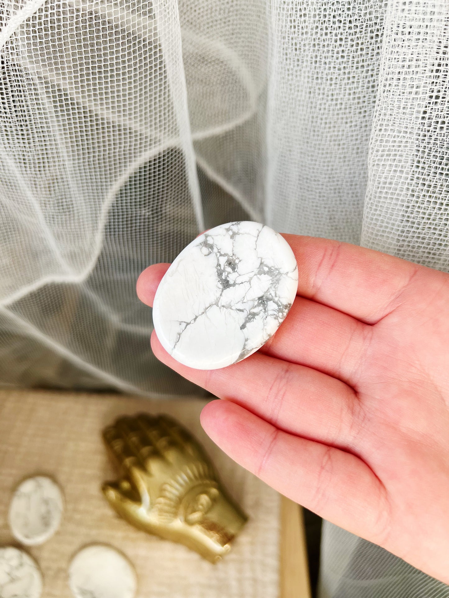 Hovelitt Worry Stone Krystall
