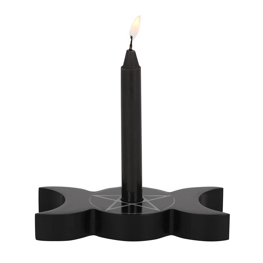 Triple Moon Spell Candle Lysestake