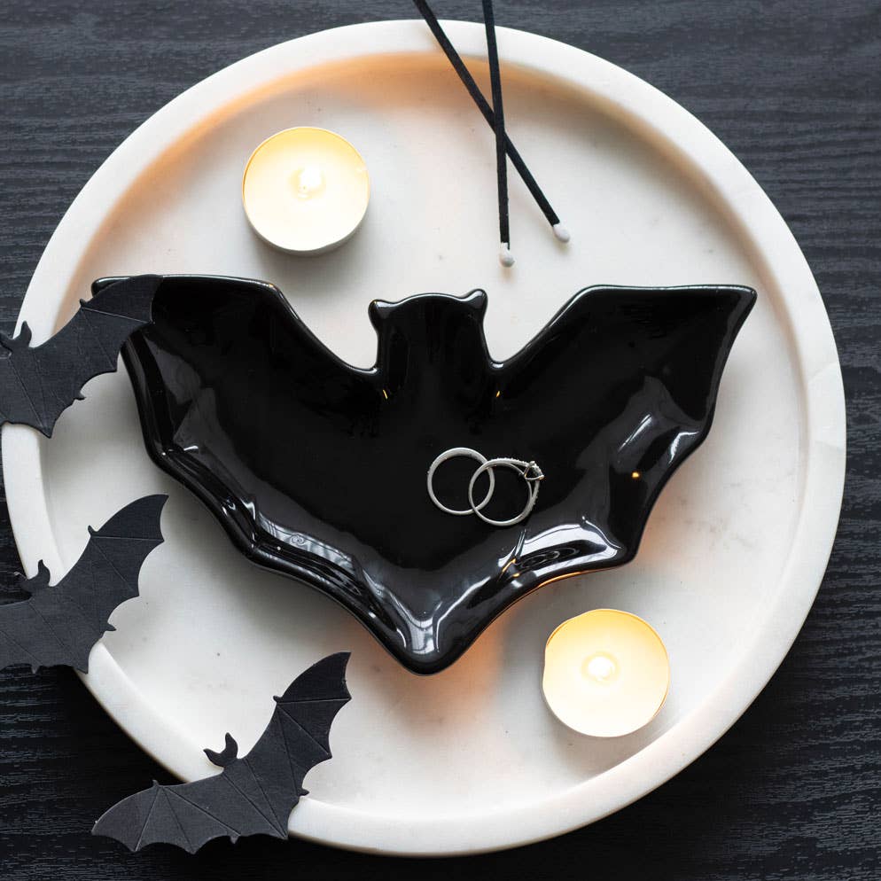 Gothic Black Bat Skål