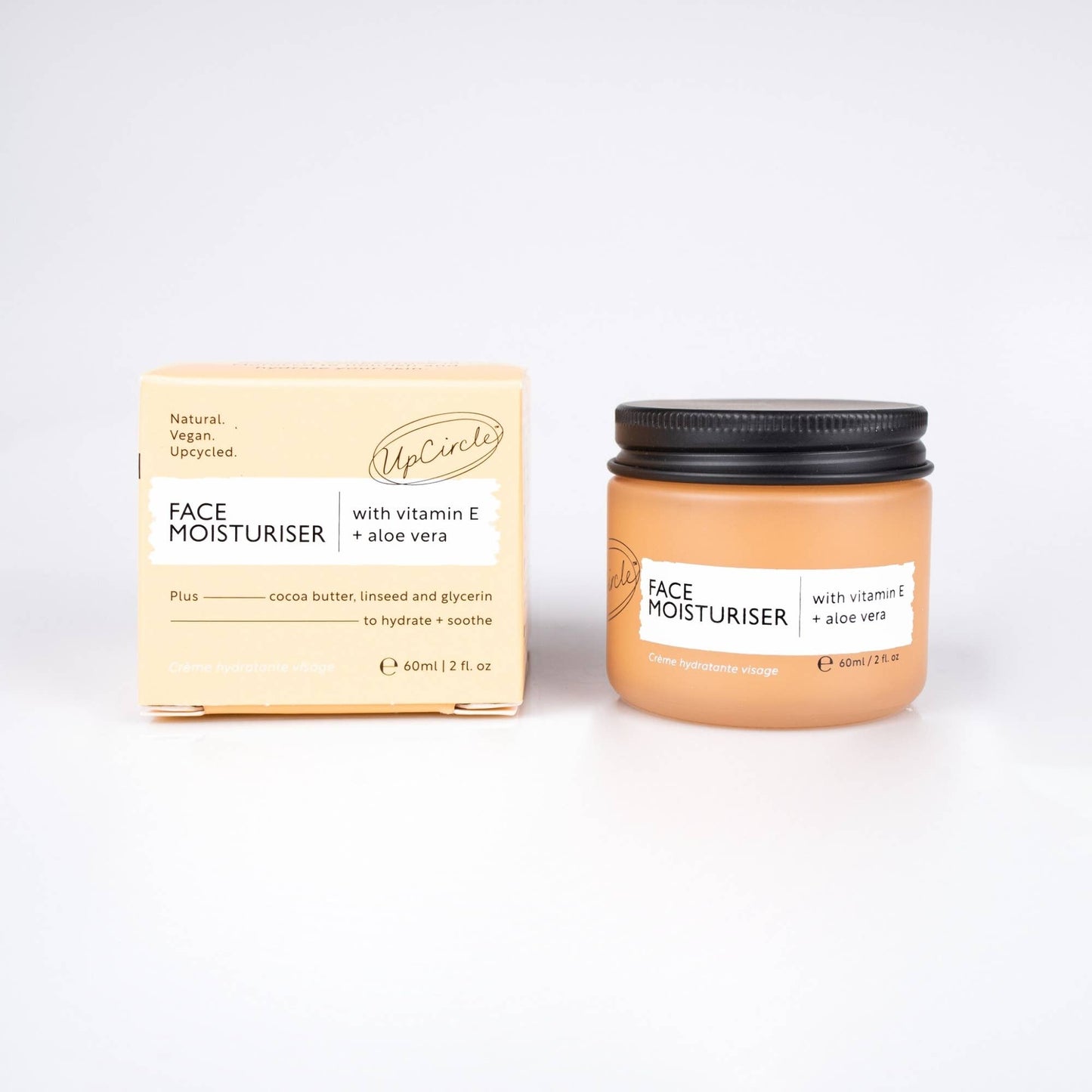 Face Moisturiser med Vitamin E + Aloe Vera
