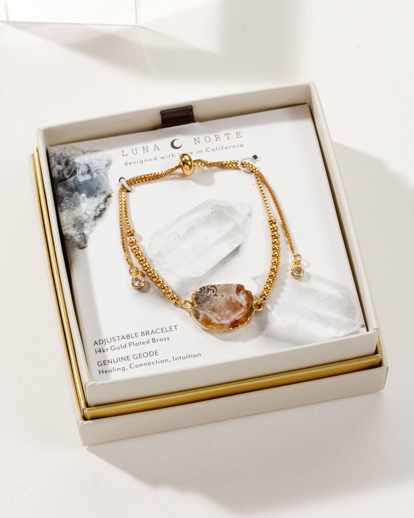 Golden Elements Armbånd - Geode