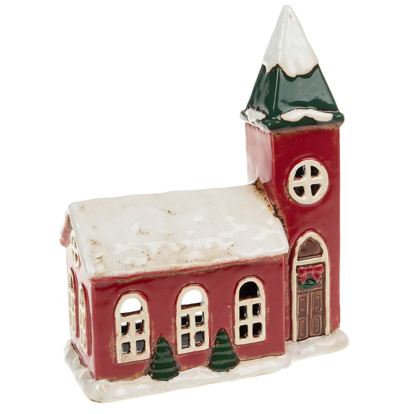 Julekirke i Keramikk – Telysholder