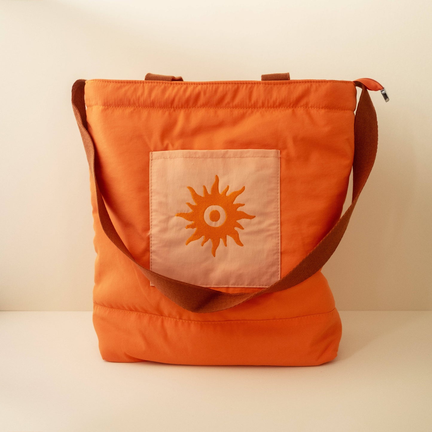 Nylon Beach Tote California Poppy