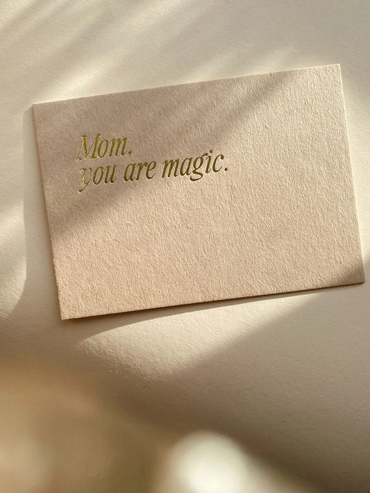 Mom, You Are Magic Postkort