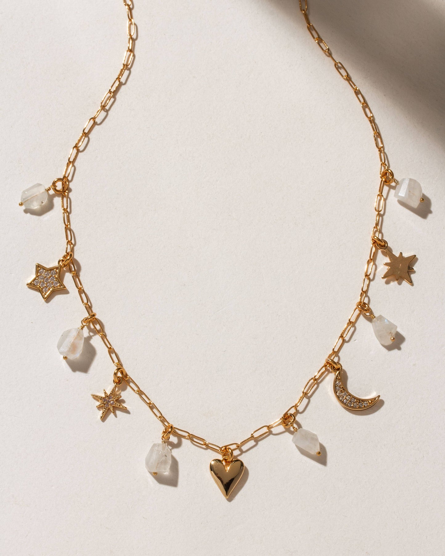 Stardust Charm Halskjede I Gull