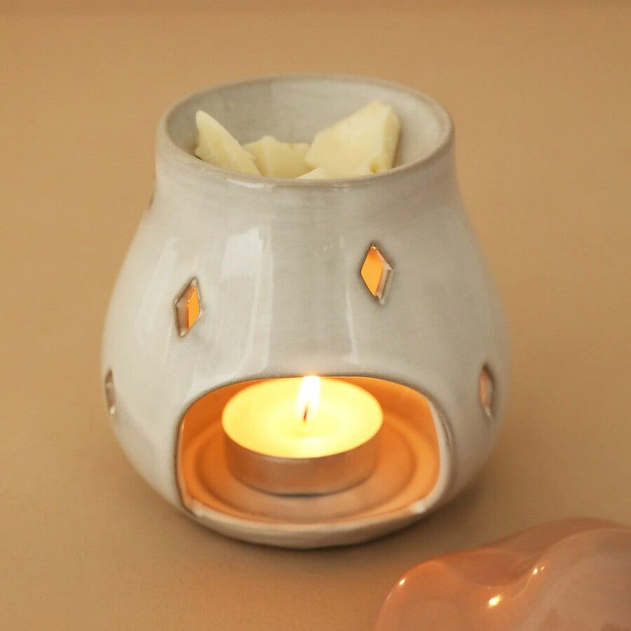 Rosa Paddehatt Wax Melt Brenner