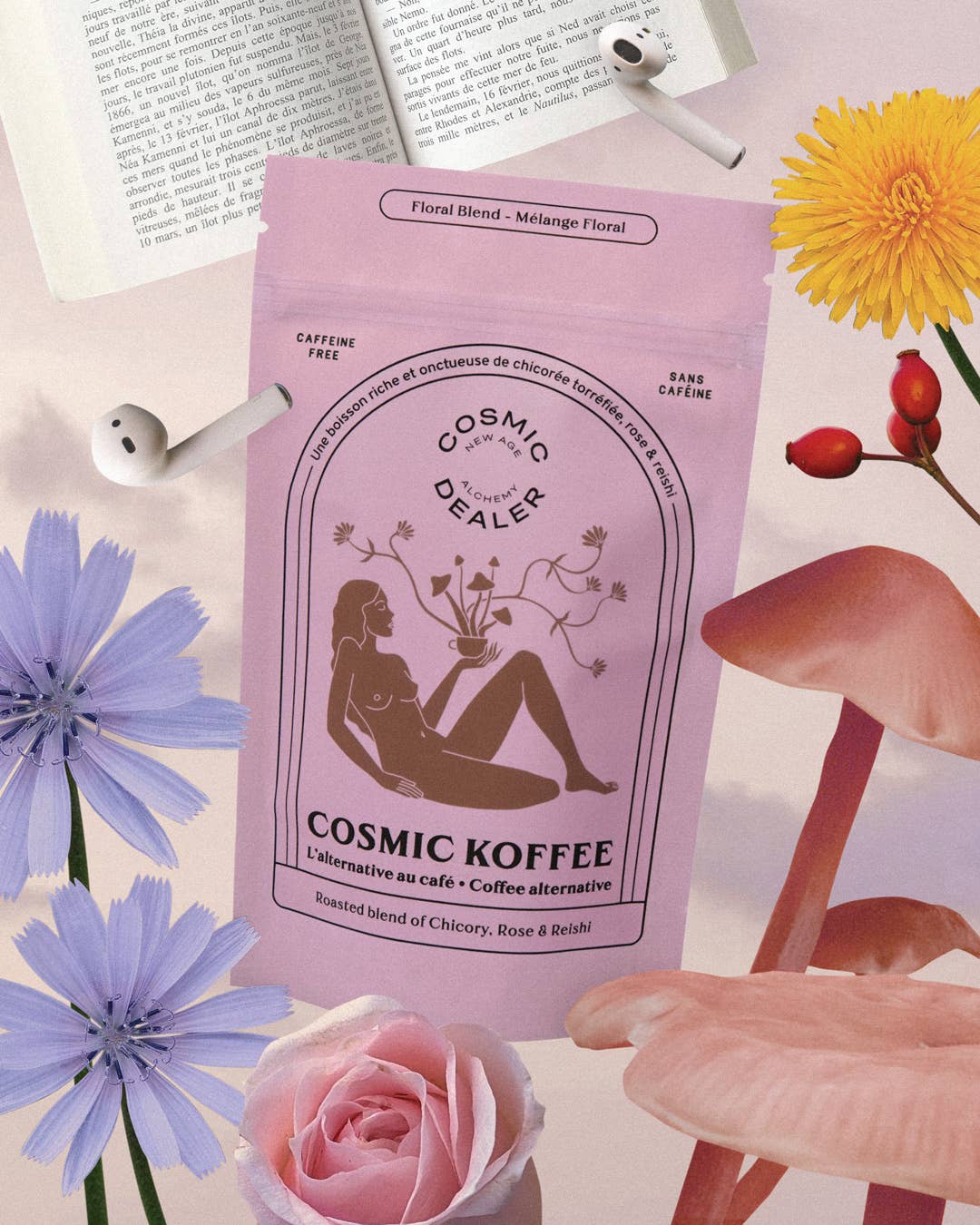 Herbal Koffee: Rose + Reishi