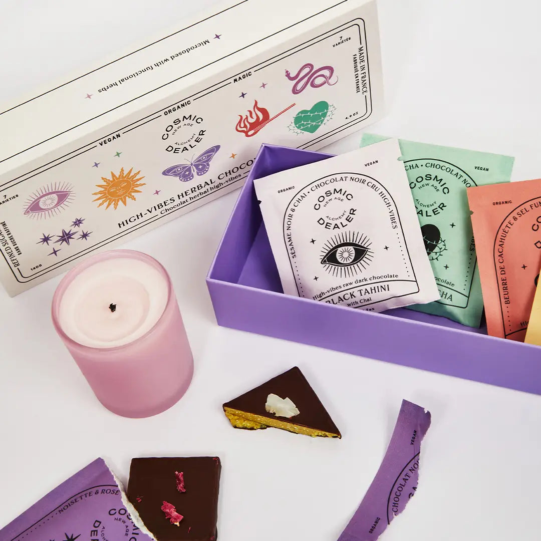 Vegansk Chakra Sjokolade 7stk