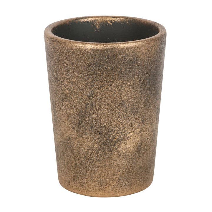 Triple Moon Terrakottapotte i Bronse